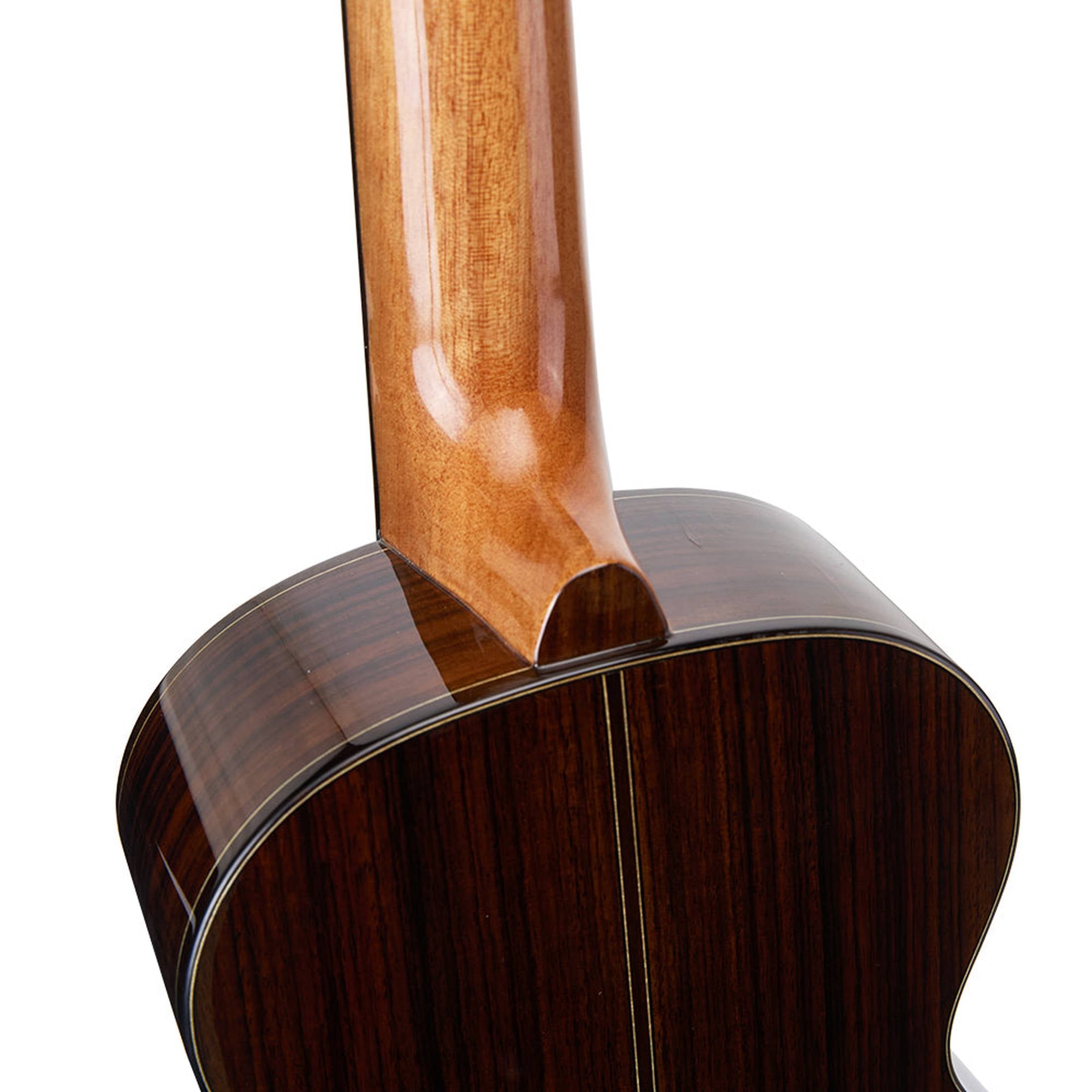 TOM S7E Tenor Ukelele met Massief Sparren Bovenblad en Massief Palissander Inclusief Koffer