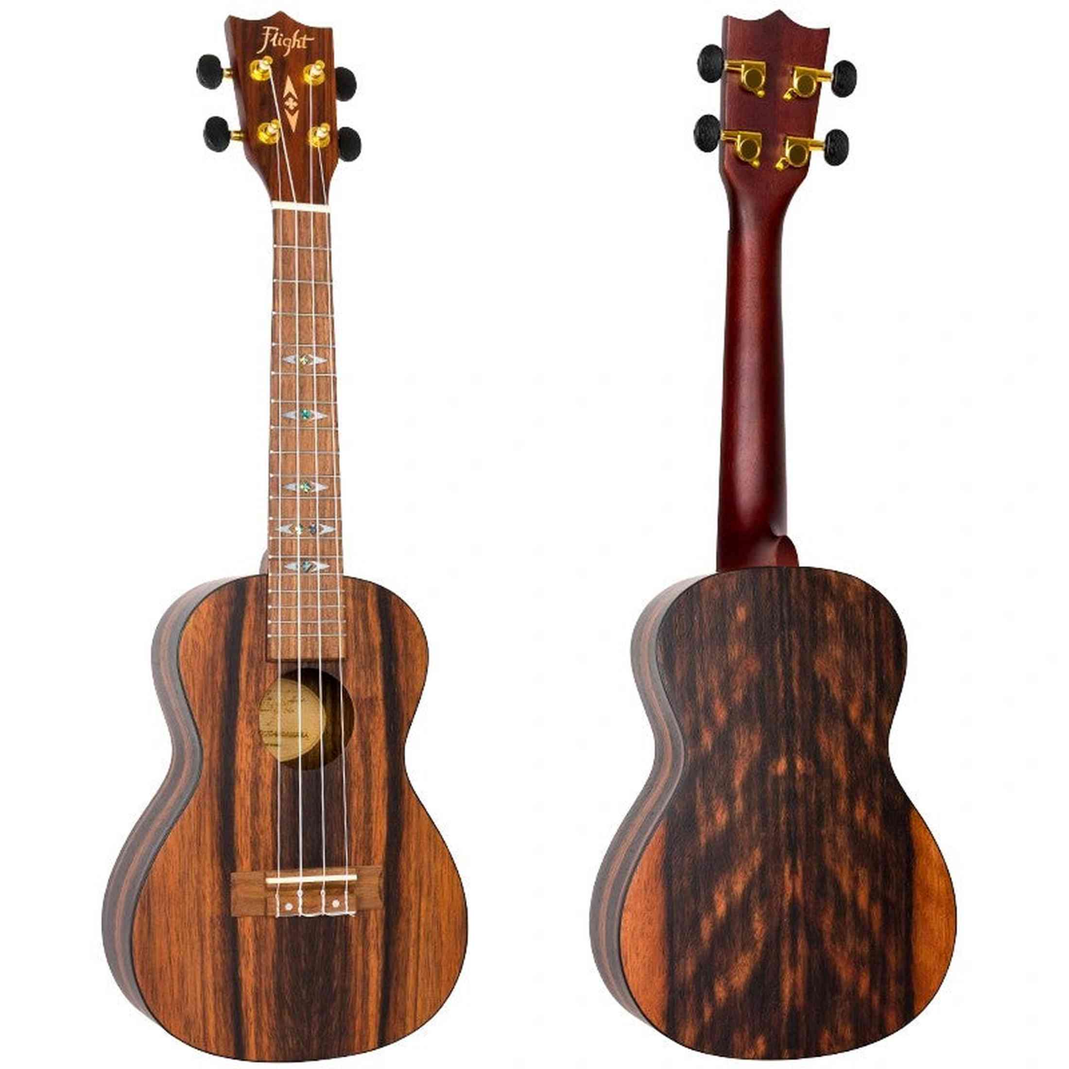 Flight ALMDUC460 DUC460 Concert Ukulele - Amara Met Tas
