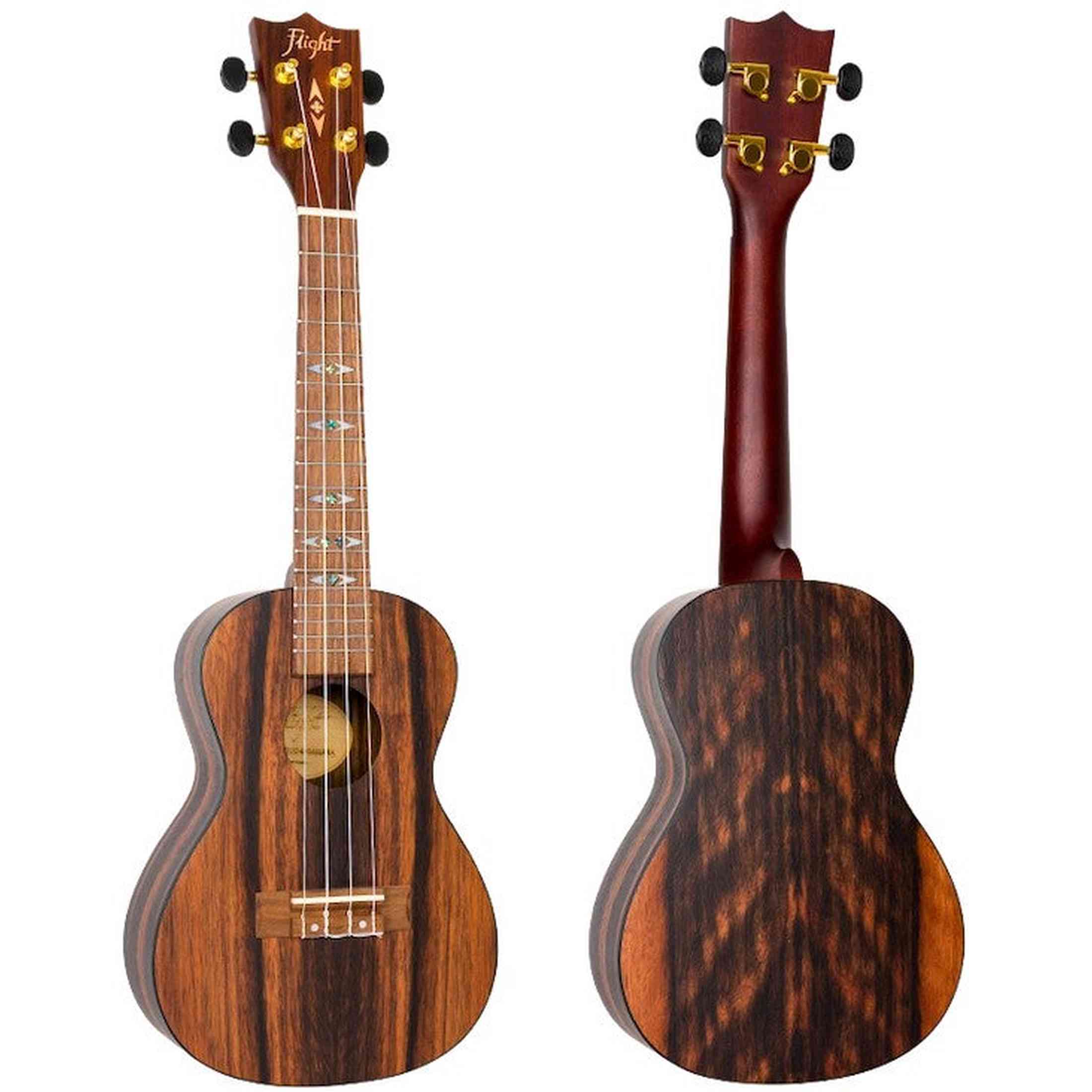Flight ALMDUC460 DUC460 Concert Ukulele - Amara Met Tas