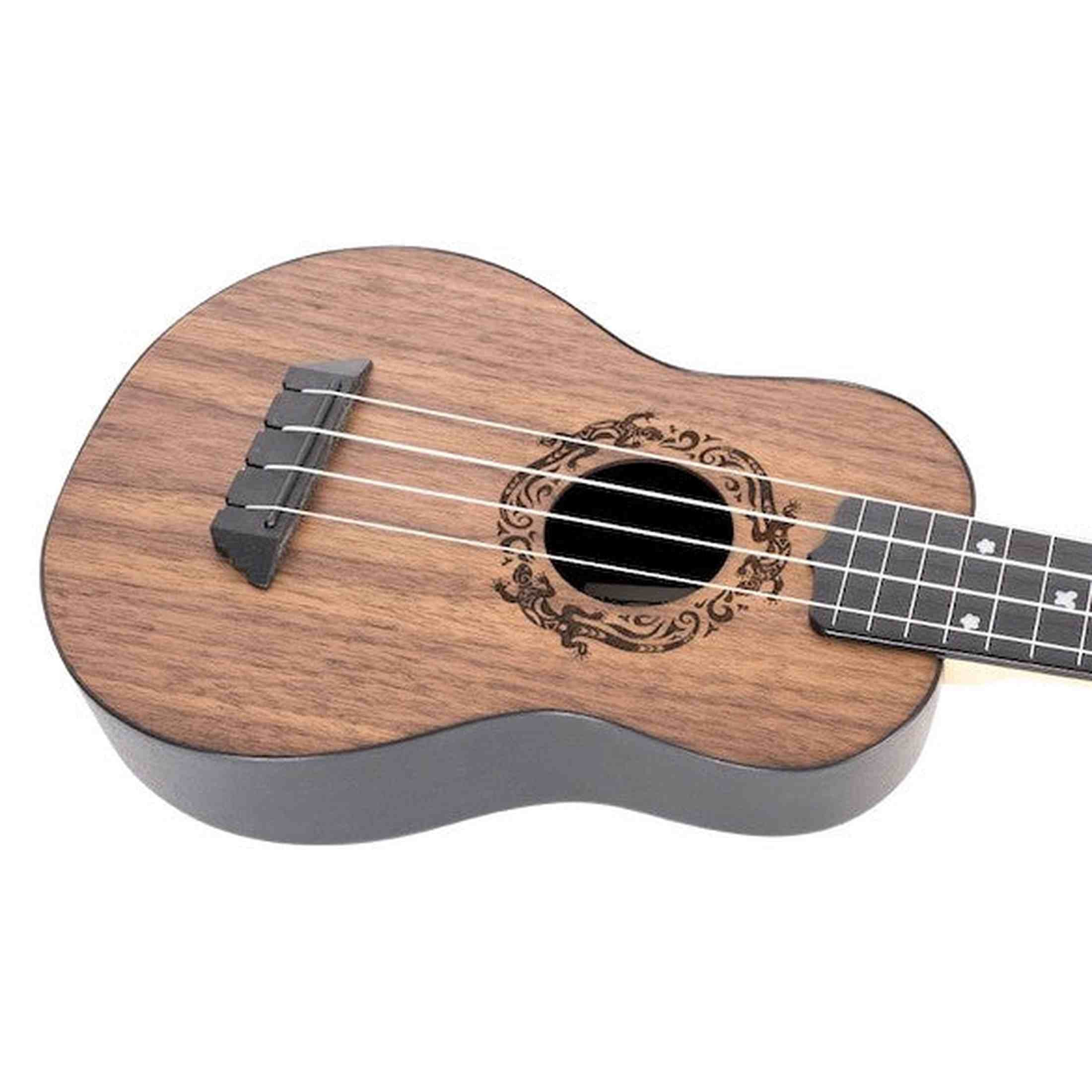 Flight TUS-50 Soprano Ukulele Walnut met Gelamineerde Walnut Top, ABS Body en Aquila Snaren