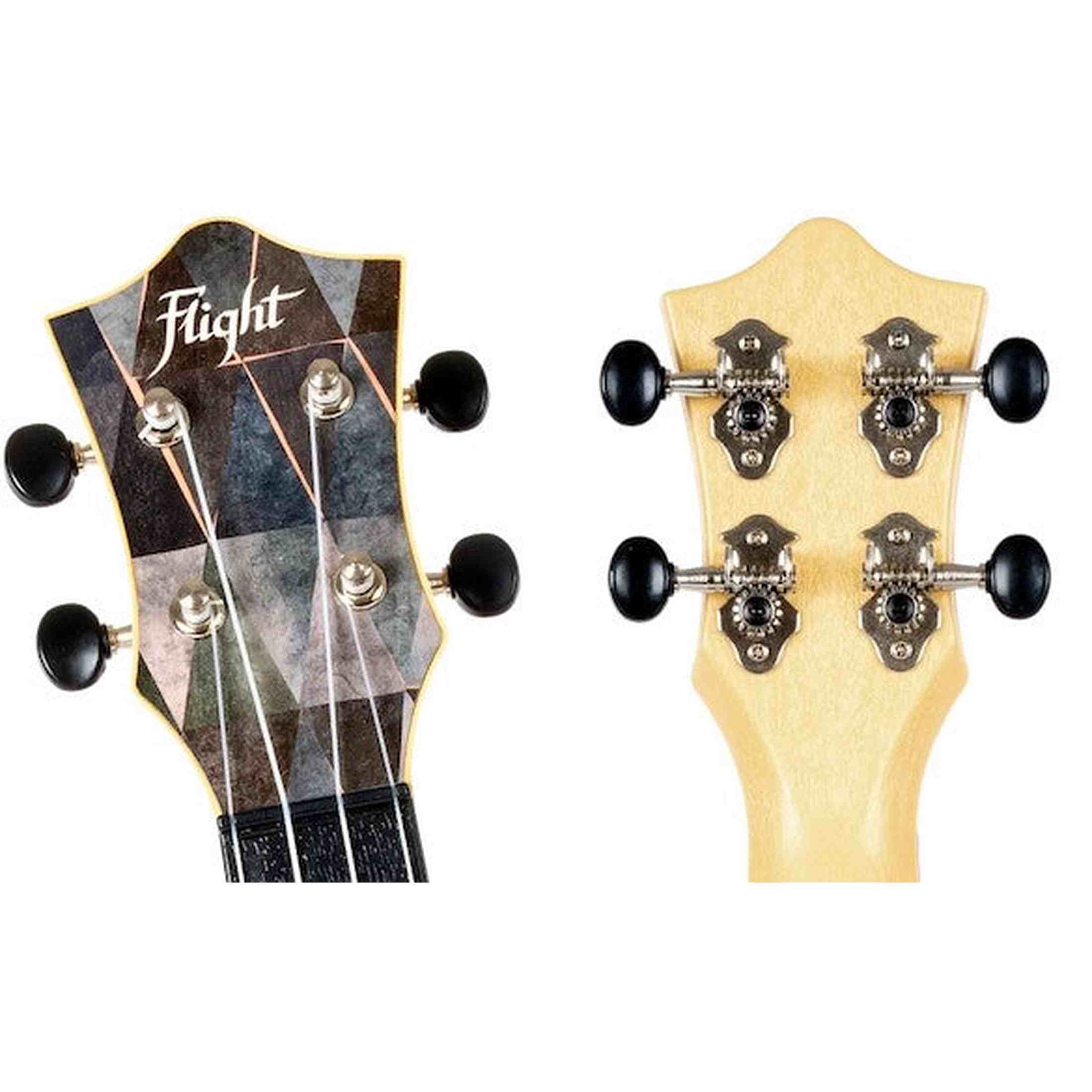 Flight TUS-40 ARCANA Soprano Ukulele met Linden Top, ABS Body en Aquila Snaren