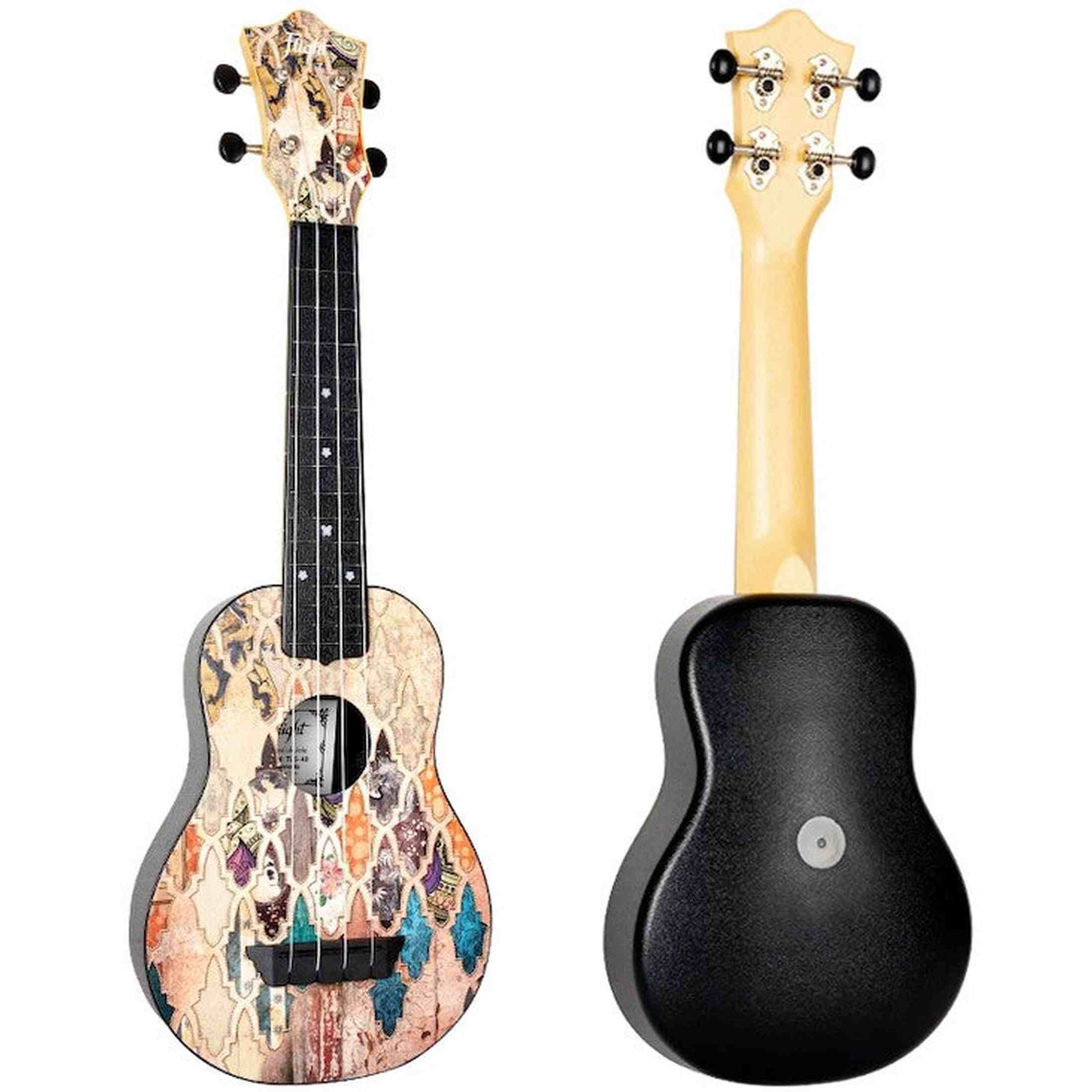 Flight TUS-40 GRANADA Soprano Ukulele met Linden Top, ABS Body en Aquila Snaren