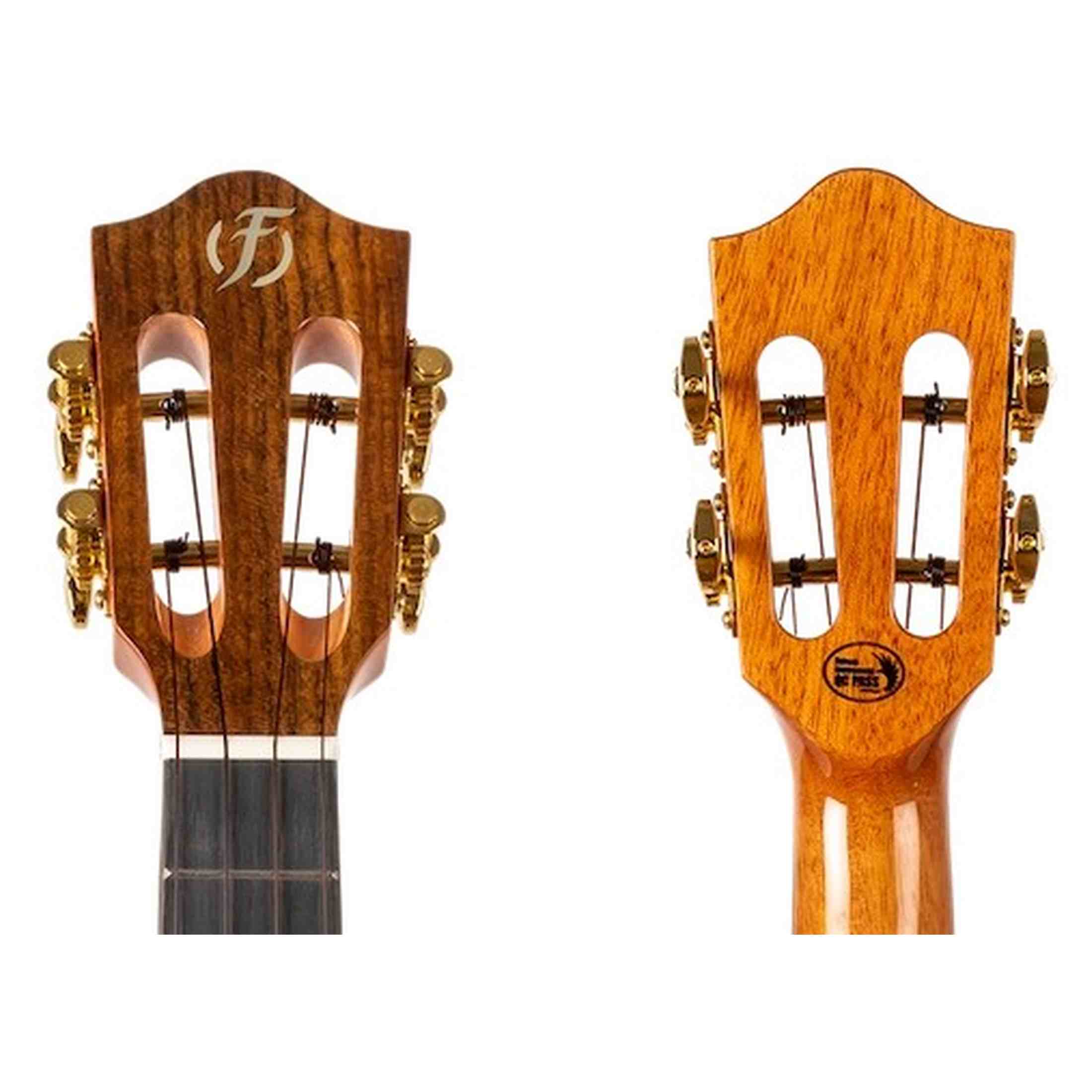 Flight Diana TE Elektrisch-Akoestische Tenor Ukulele met Solid Cedar Top, Walnut Body en Double B1U Pickup
