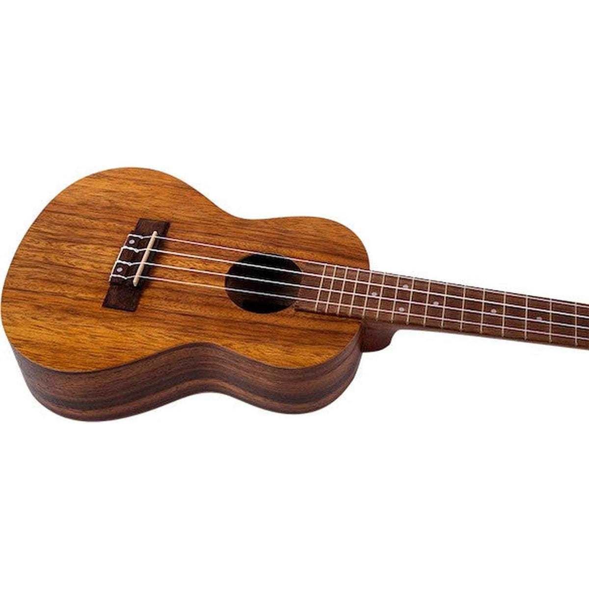 Flight NUS200 Soprano Ukulele met Gelamineerd Teak Body, 38 mm Topkam en Gigbag