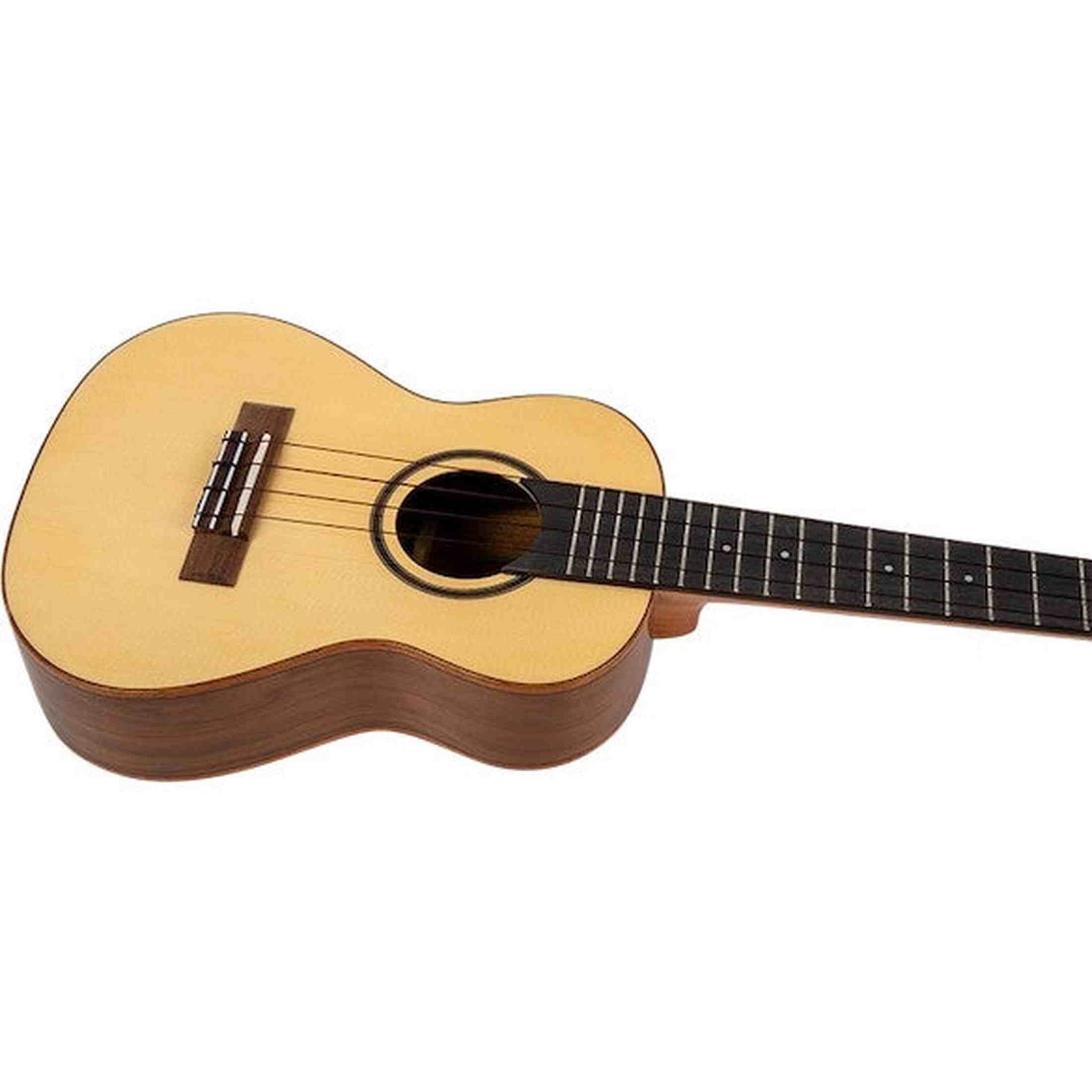 Flight Sophia CE Soundwave Elektrisch-Akoestische Concert Ukulele met Solid Spruce Top, Walnut Body en Soundwave Effects Systeem