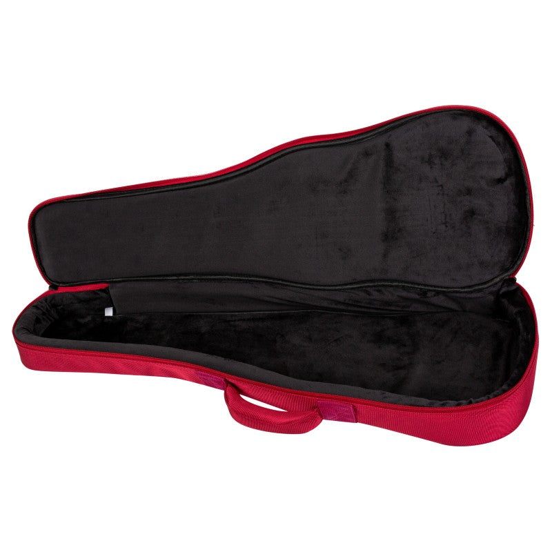 Flight DXBT Deluxe Tenor Ukulele Gigbag 15mm Padded Wine Red met Accessoirevak