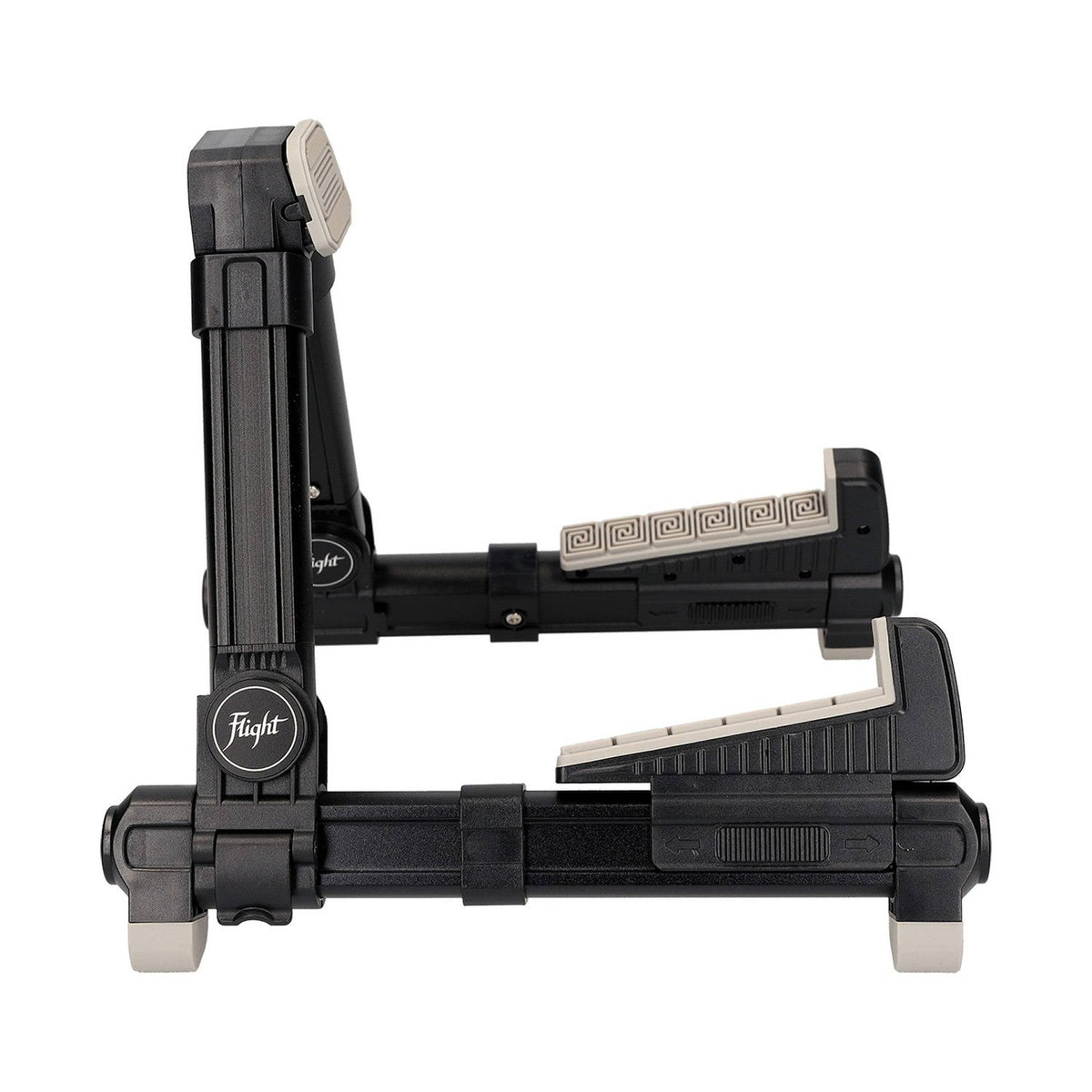 Flight FLUST01-BK Aluminium Ukulele Standaard Opvouwbaar met Rubber Bescherming