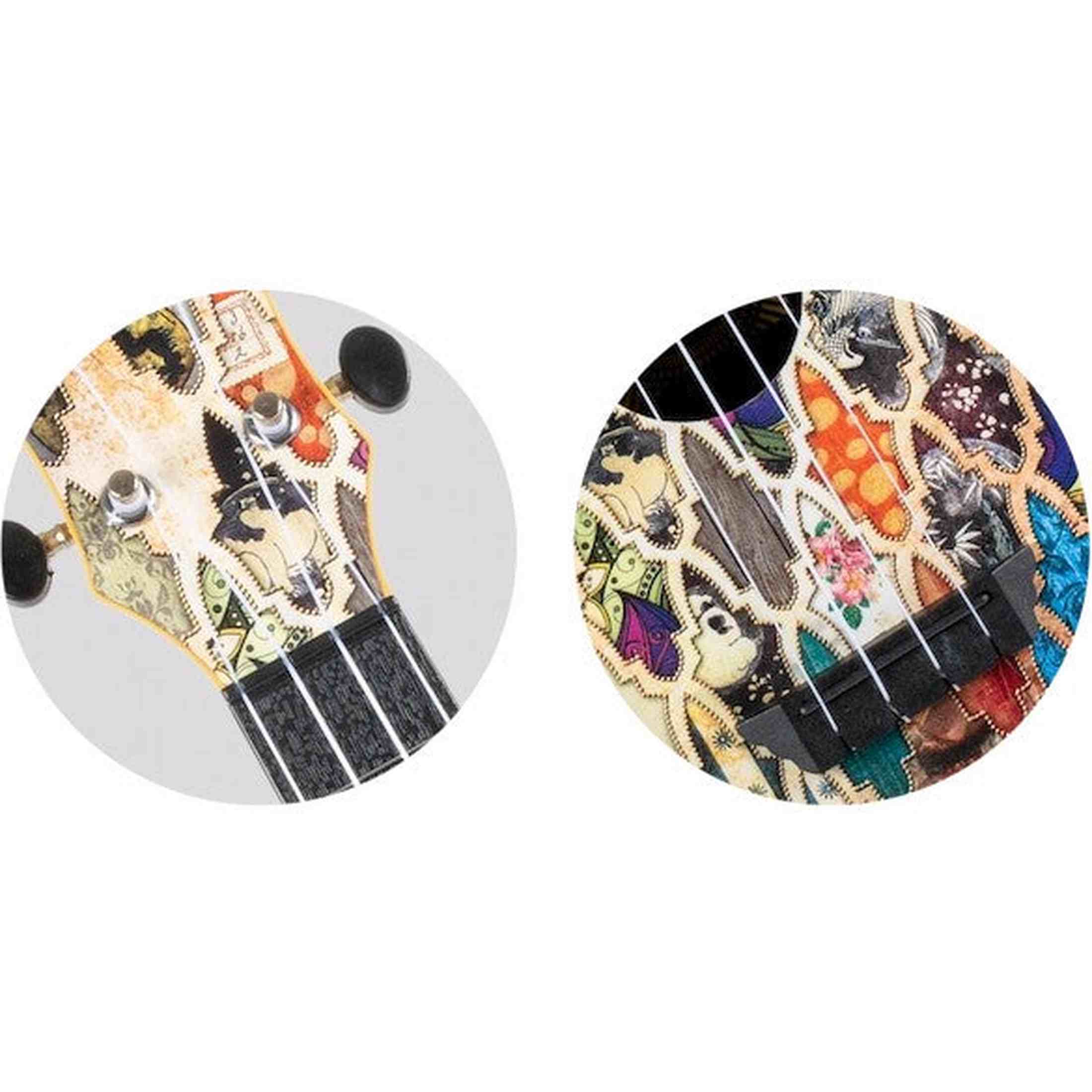 Flight TUC-40 GRANADA Concert Ukulele met Linden Top, ABS Body en Granada Print