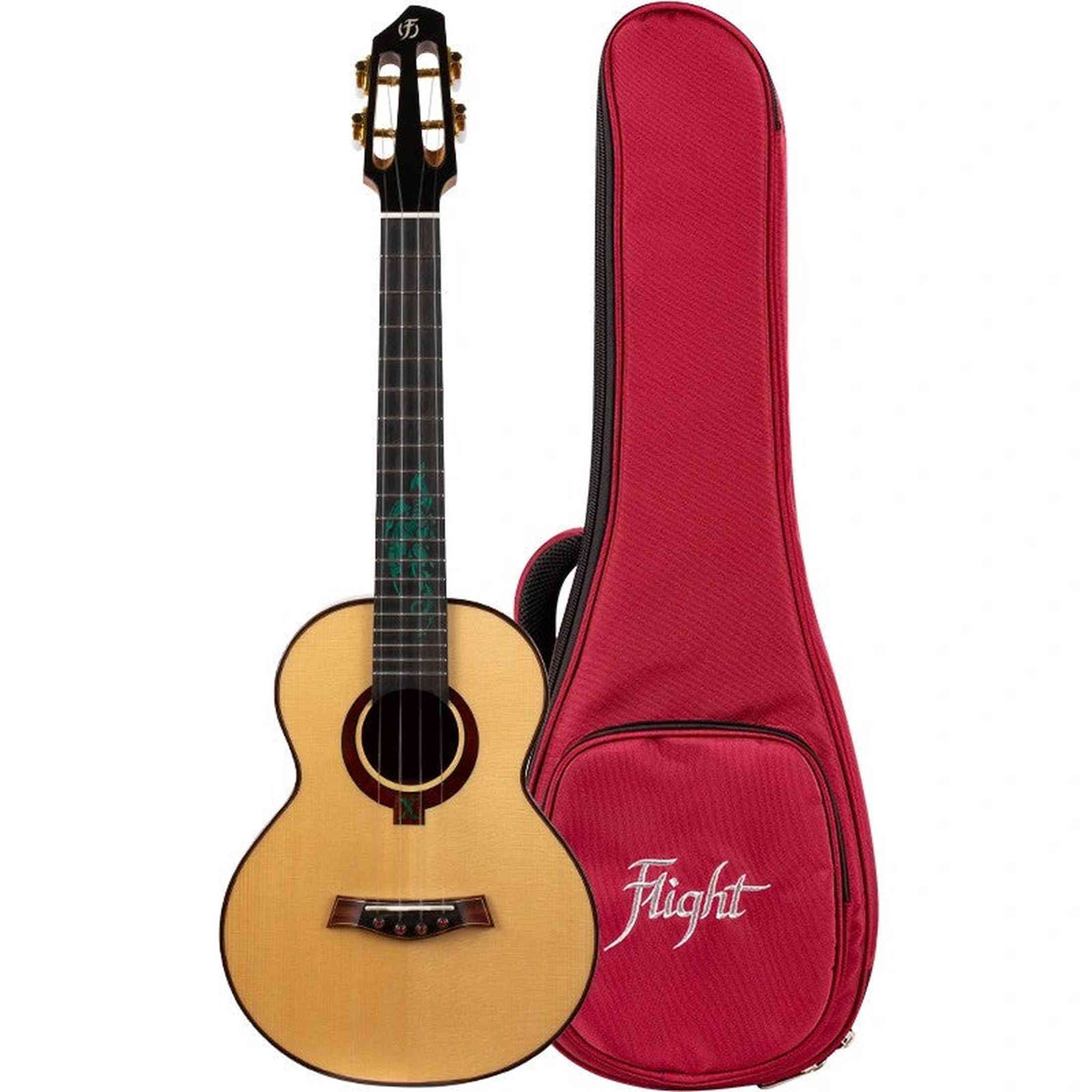 Flight A10SC Cocobolo Dragon Tenor Ukulele met Solid Engelmann Spruce Top en Solid Cocobolo Body