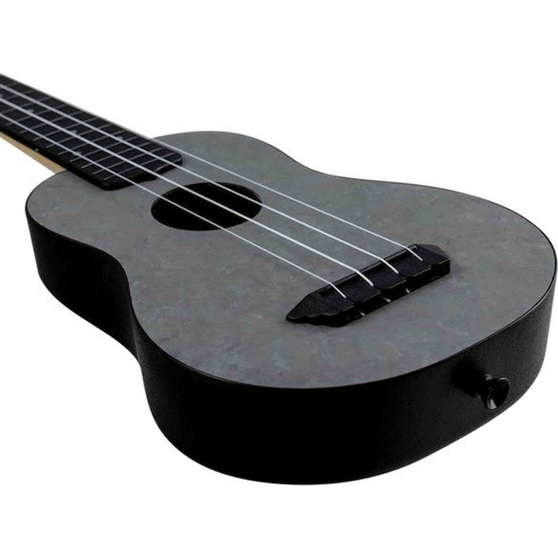 Flight TUS-65 SILVER Soprano Ukulele met Linden Top, ABS Body en Silver Afwerking