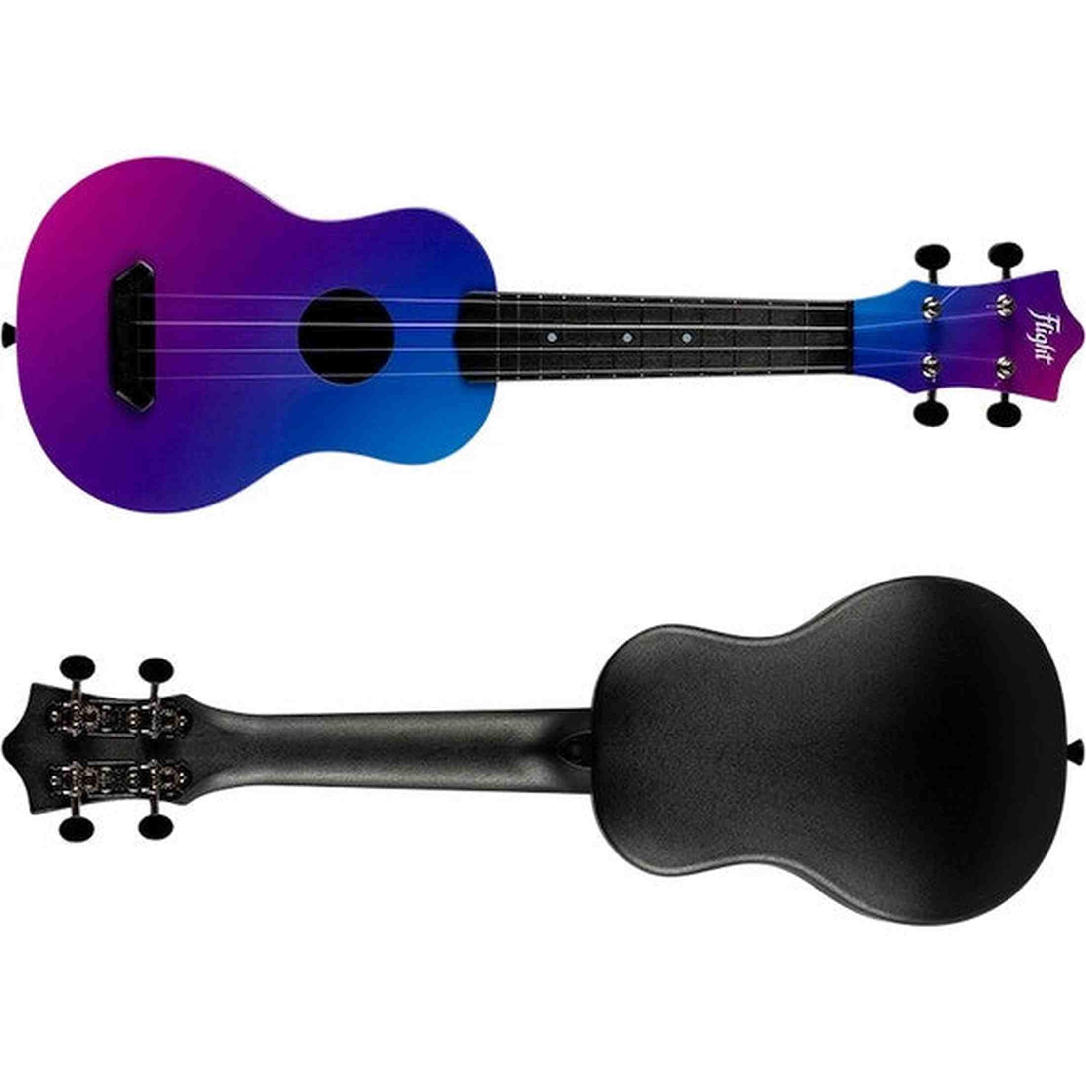 Flight UTS-35 STORY Ultra Travel Soprano Ukulele met Polycarbonate Body en Fluorocarbon Snaren