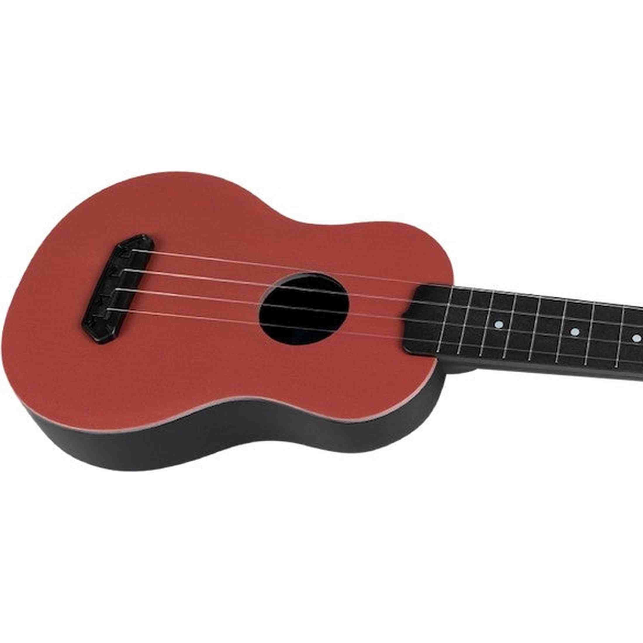 Flight UTS-35 TERRACOTE Ultra Travel Soprano Ukulele met Polycarbonate Body en Fluorocarbon Snaren