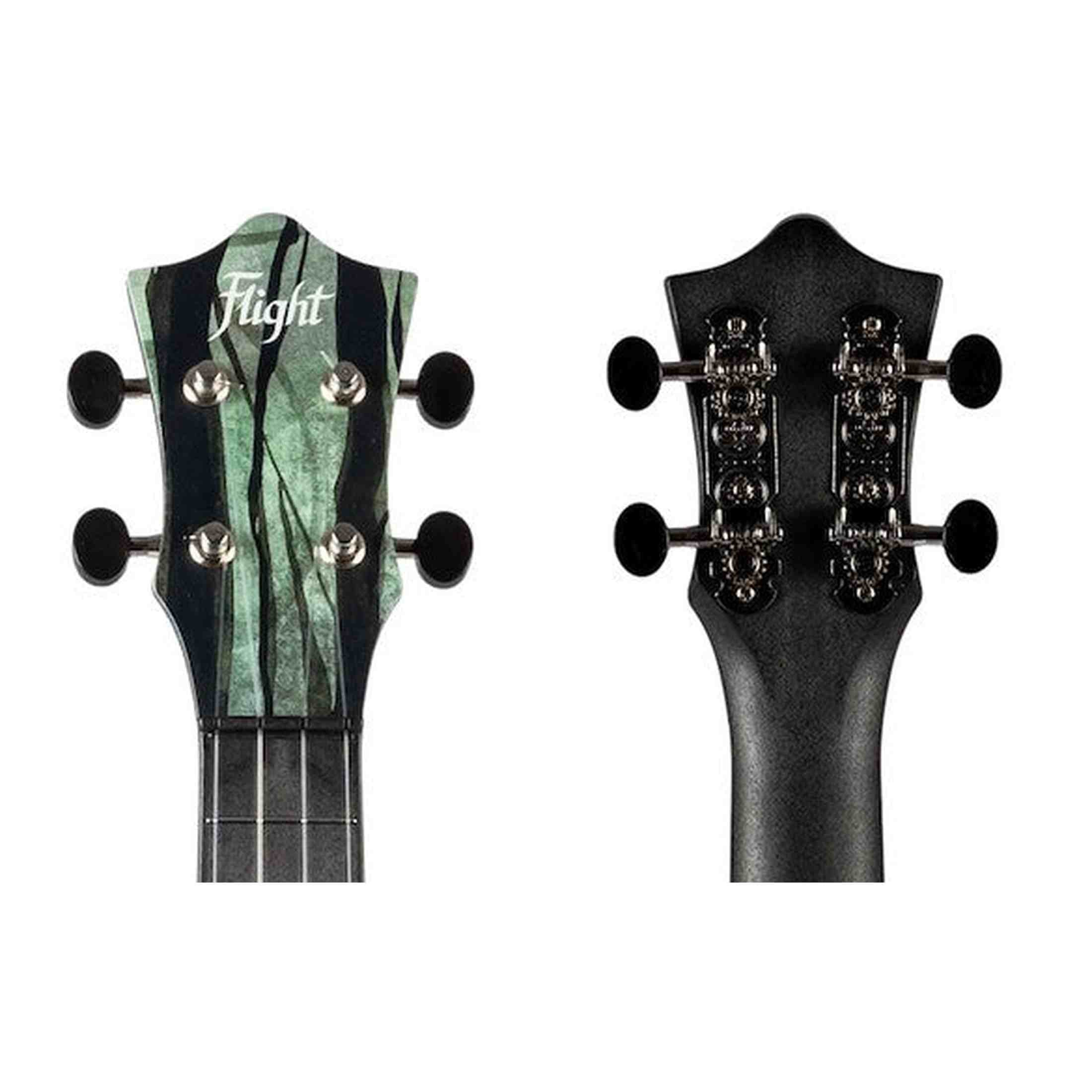 Flight UTS-40 DEEP FOREST Ultra Travel Soprano Ukulele met Polycarbonate Body en Fluorocarbon Snaren