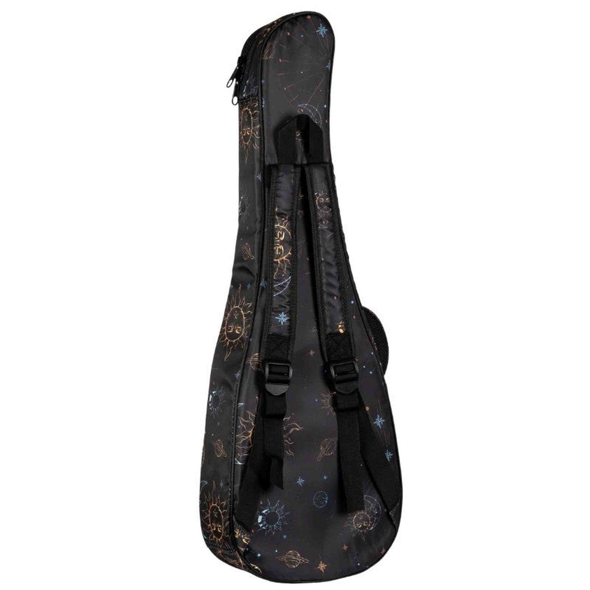 Flight FUB-T-GALAXY Gevoerde Gigbag voor Tenor Ukulele met Galaxy Design en Accessoirevak