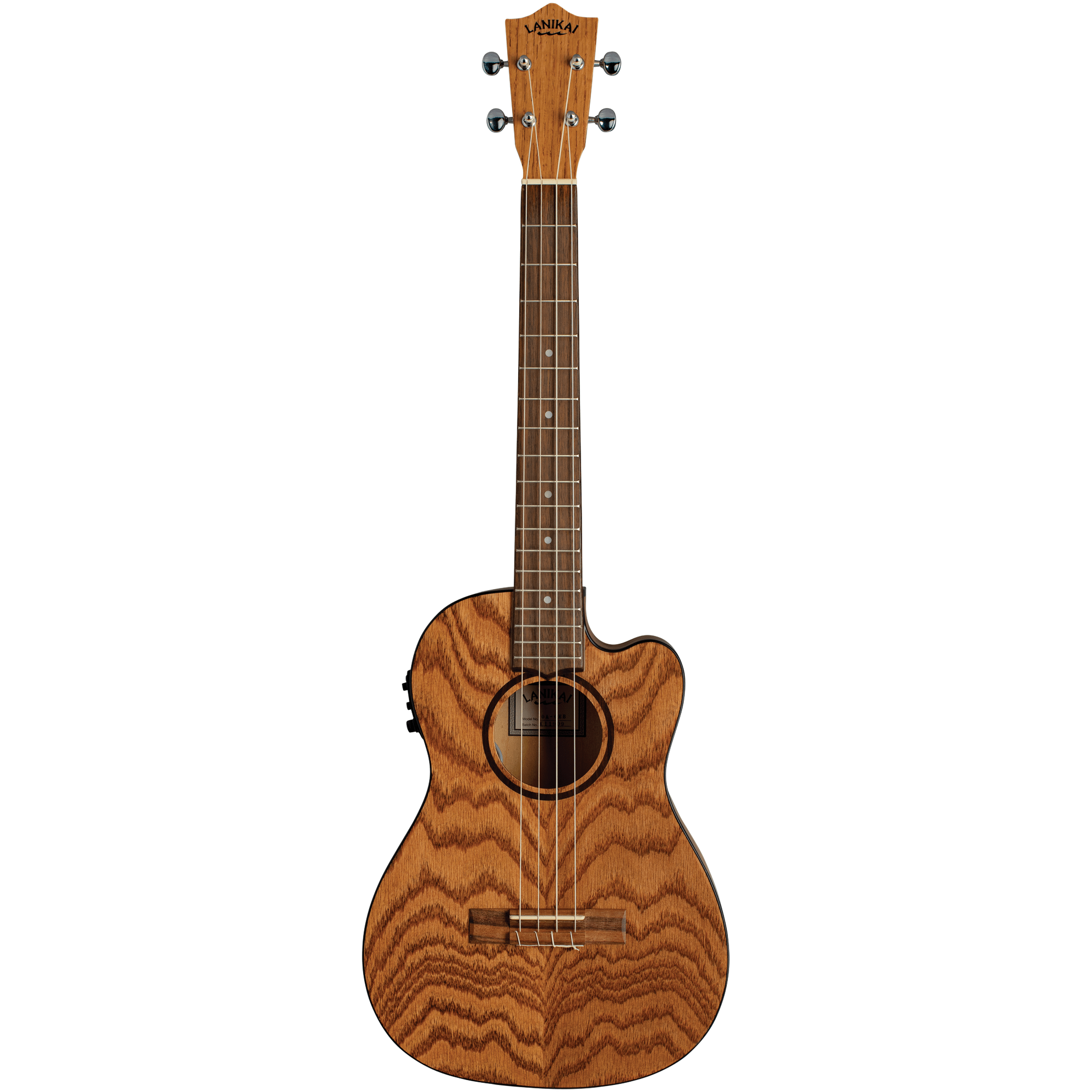LANIKAI LKUOA-CEB Baritonukelele, Oak, OA-CEB, Voorversterker, Tas