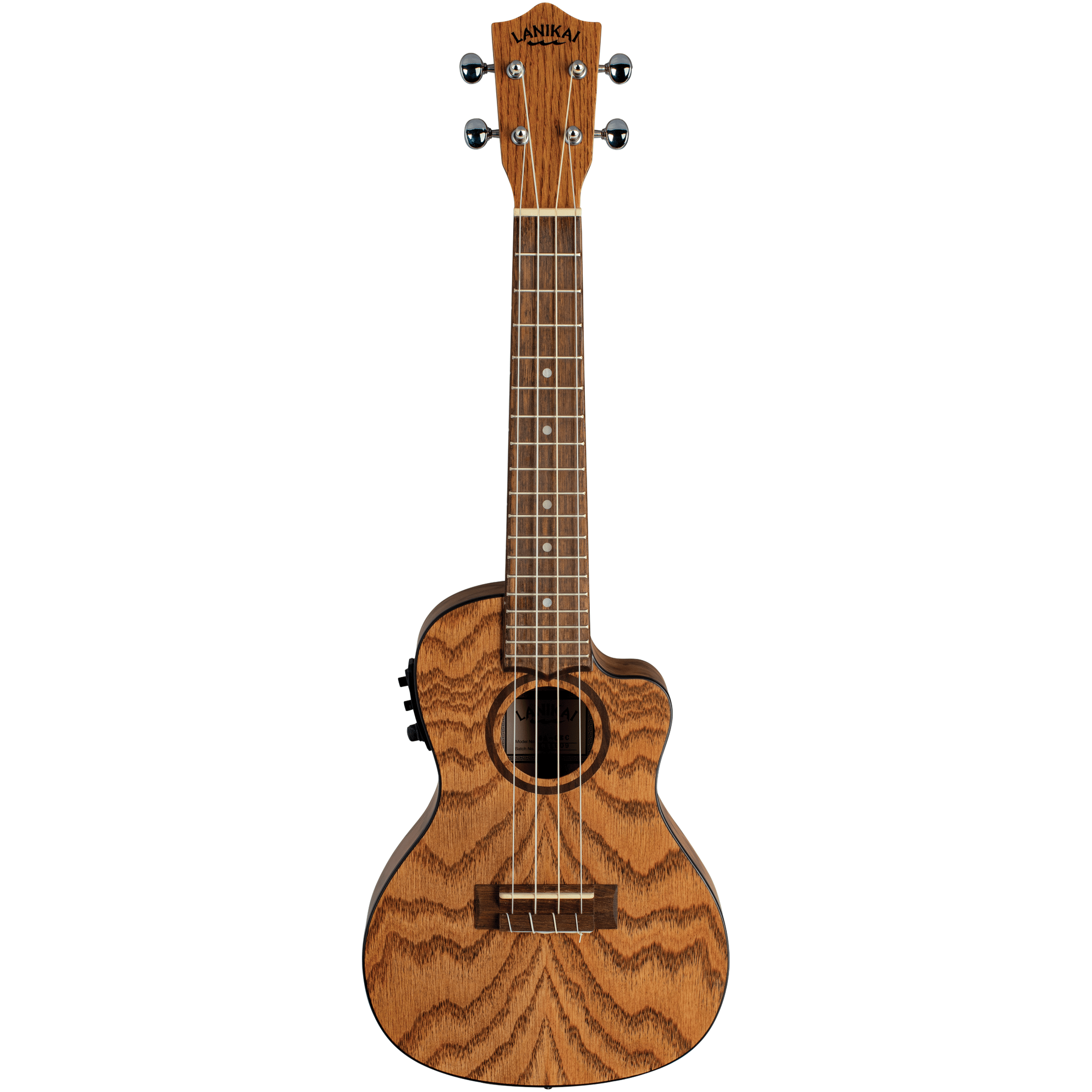 LANIKAI LKUOA-CEC Concertukelele, Oak, OA-CEC, Voorversterker, Tas