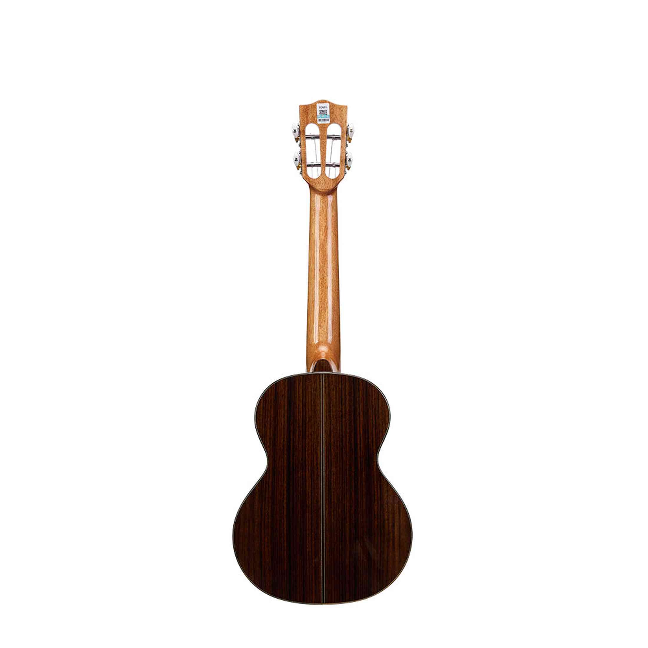 TOM S7E Tenor Ukelele met Massief Sparren Bovenblad en Massief Palissander Inclusief Koffer