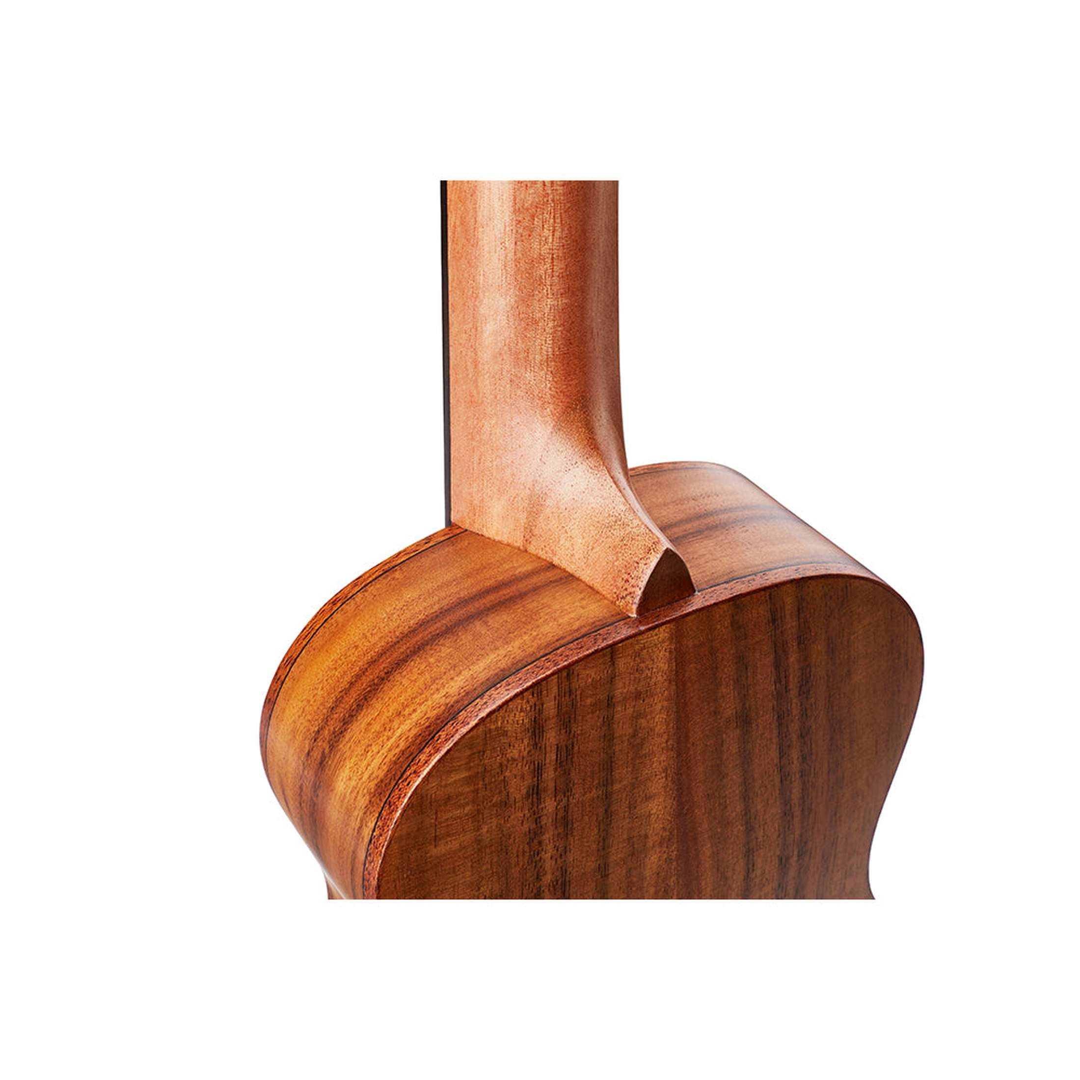 TOM M3 Concert Ukelele met Acacia Body en D'Addario Snaren Inclusief Luxe Hoes