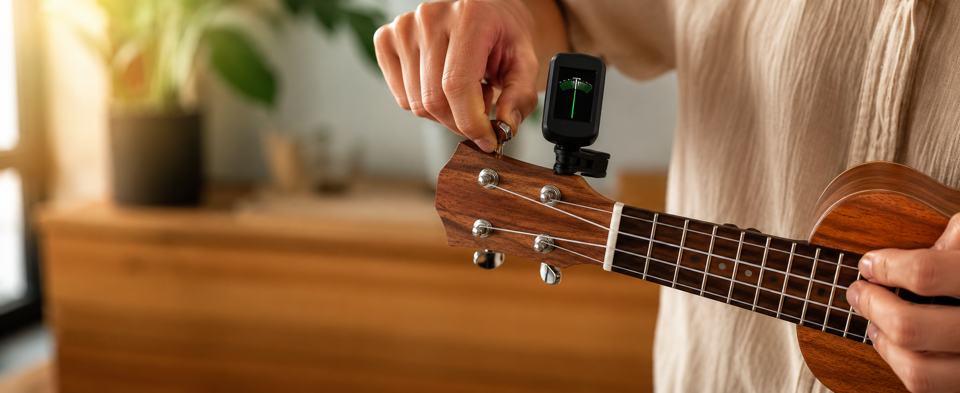 Ukulele stemmen, zo stem je een ukulele