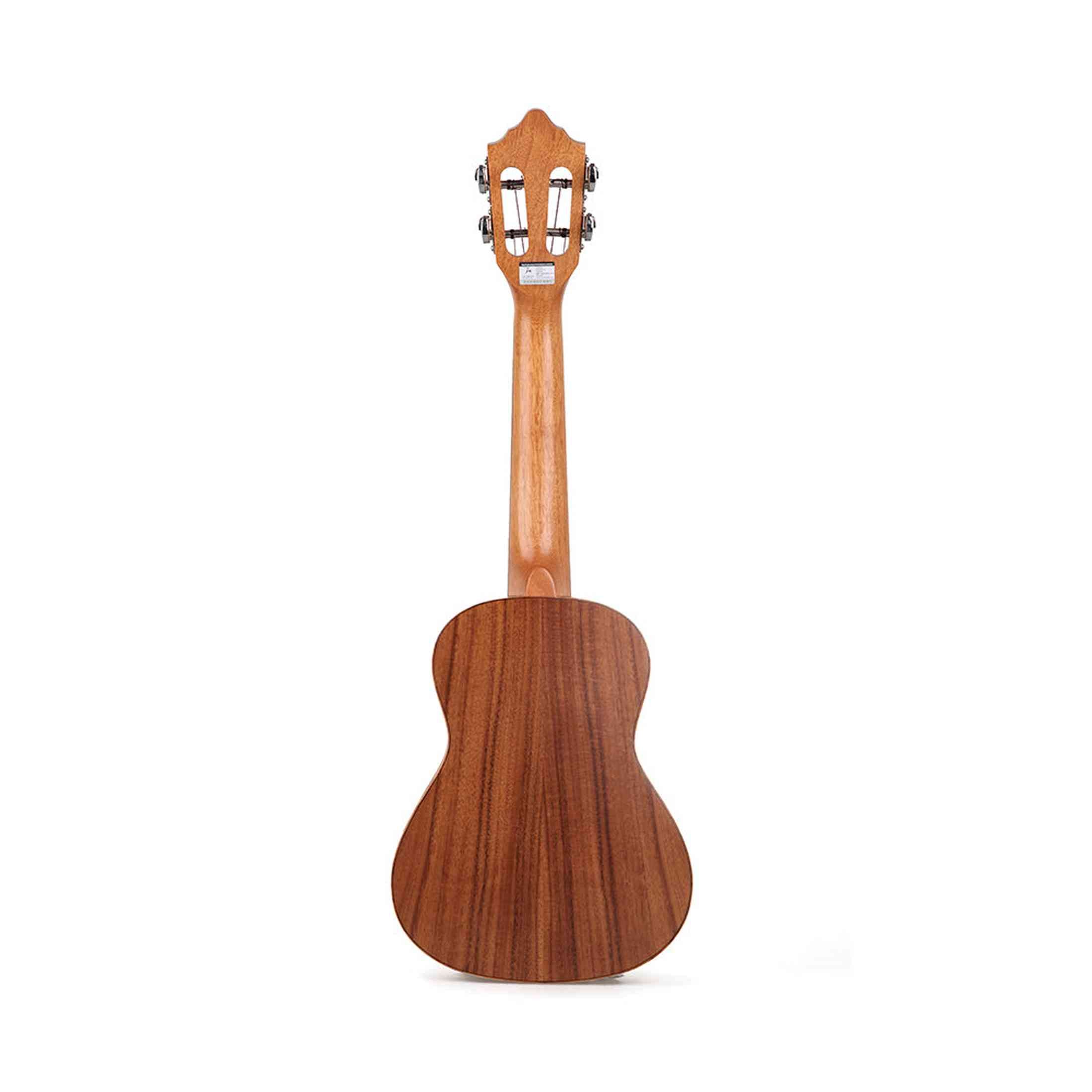 TOM 790 Thinline Concert Ukelele met Massief Red Cedar Bovenblad en Luxe Hoes