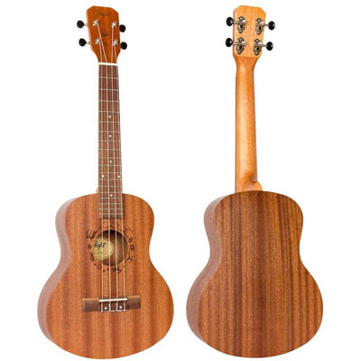 Flight NUT310 Tenor Ukulele met African Sapele Body, Truss Rod en Bone Topkam
