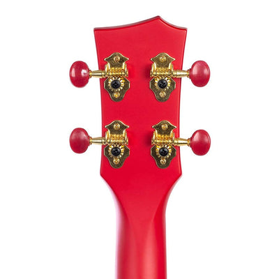 Cascha HH 2280 Rode Carbon Fiber concert ukulele met softcase