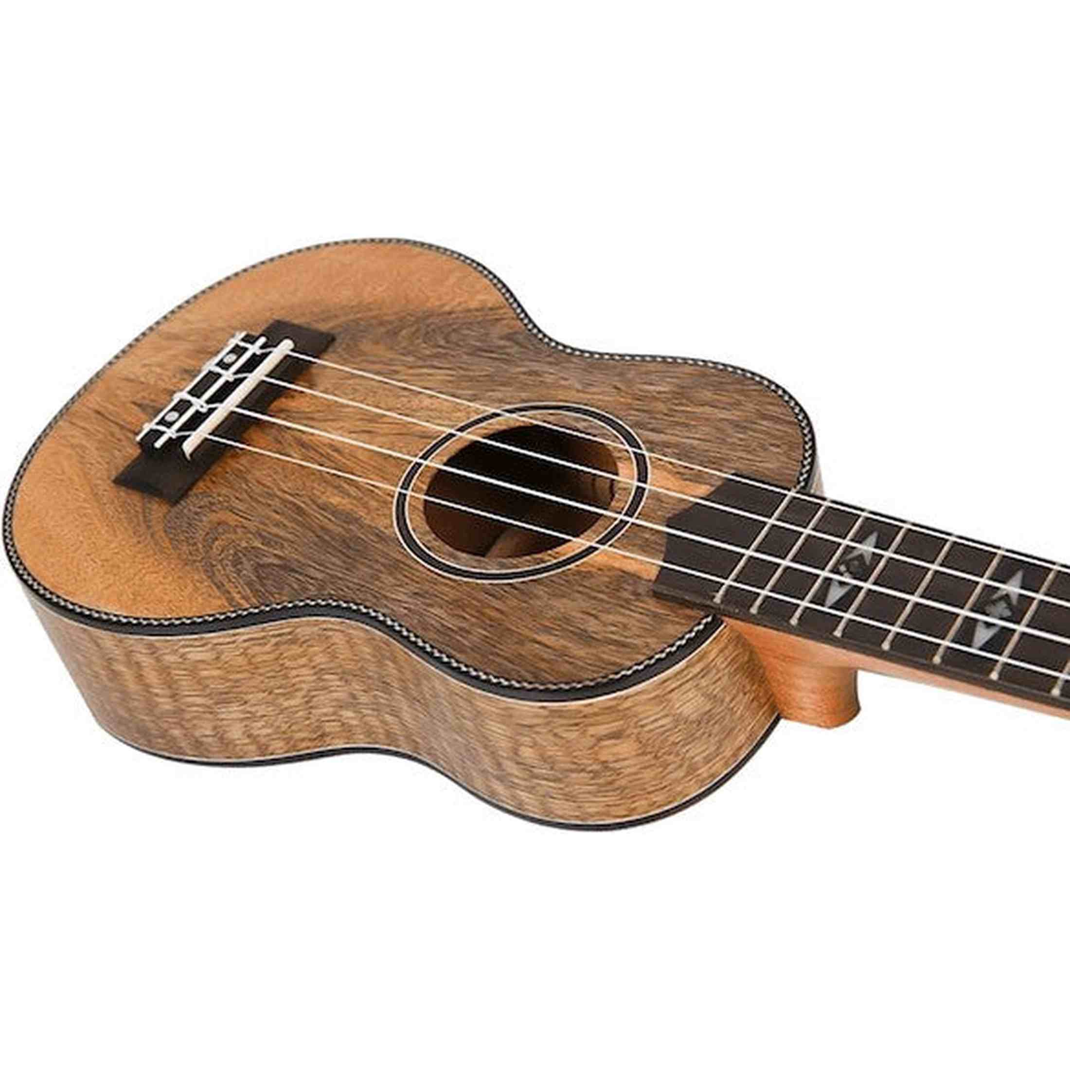 Flight DUS450 Mango Soprano Ukulele met Mango Body, Bone Topkam en Aquila Super Nylgut Snaren