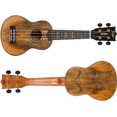 Flight DUS450 Mango Soprano Ukulele met Mango Body, Bone Topkam en Aquila Super Nylgut Snaren