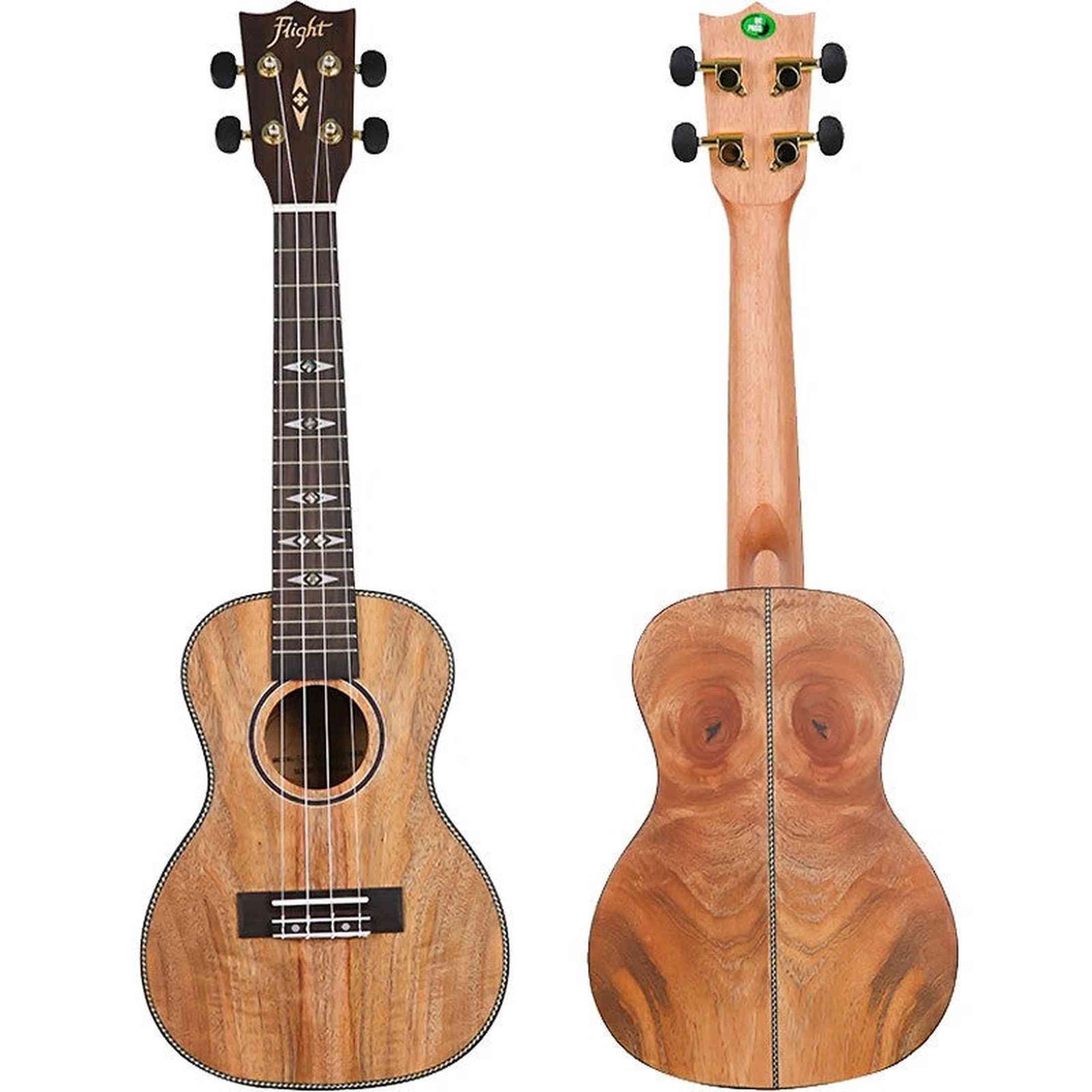 Flight DUC450 Mango Concert Ukulele met Mango Body, Bone Topkam en Aquila Super Nylgut Snaren