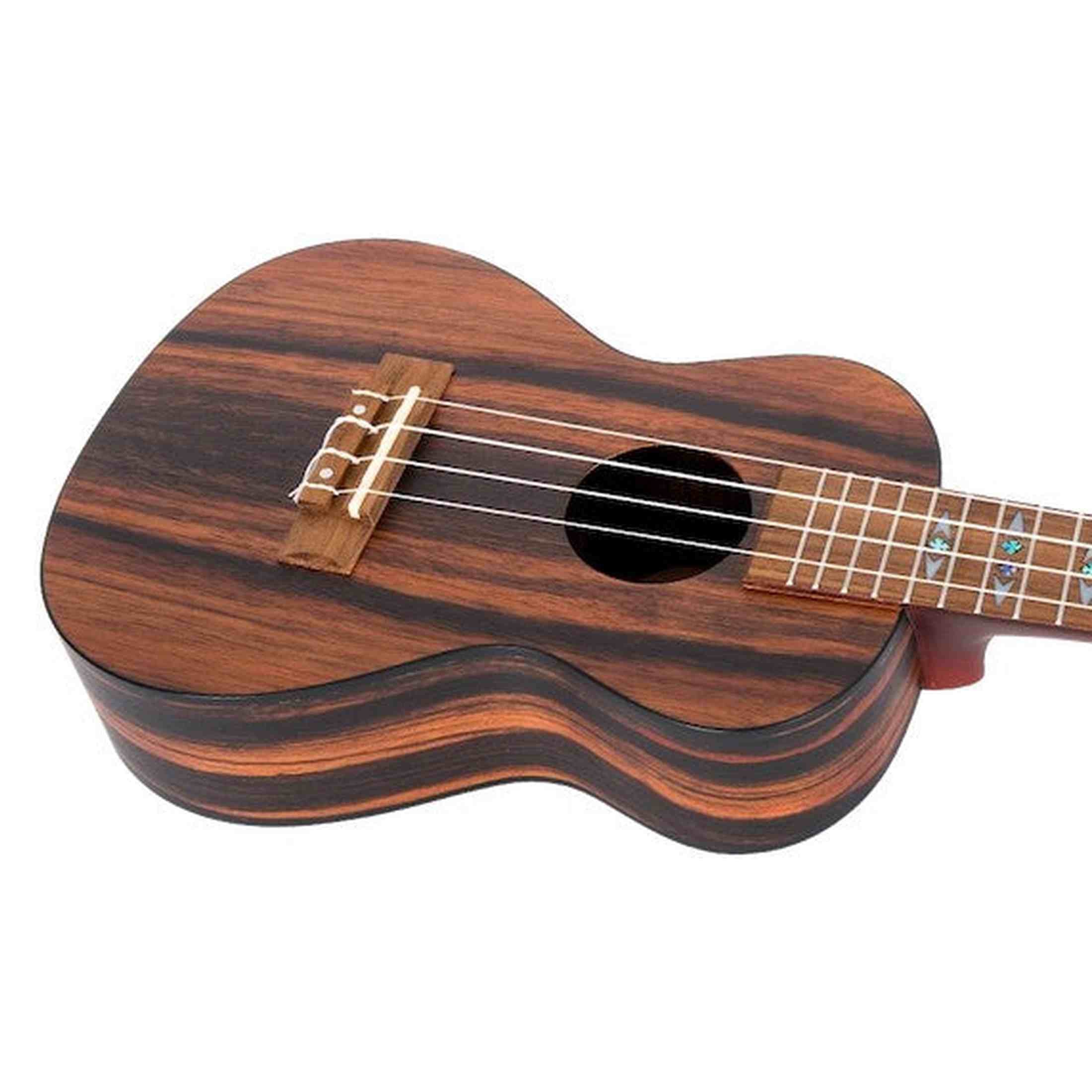 Flight ALMDUC460 DUC460 Concert Ukulele - Amara Met Tas
