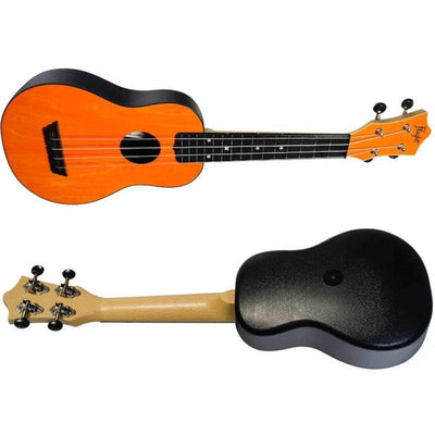 Flight TUS-35 OR Soprano Ukulele Oranje met Linden Top, ABS Body en Aquila Snaren