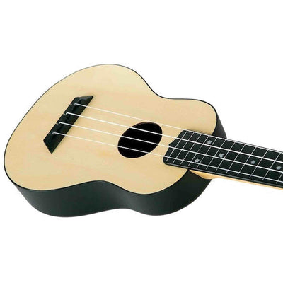 Flight TUS-35 NAT Soprano Ukulele Natural met Linden Top, ABS Body en Aquila Snaren