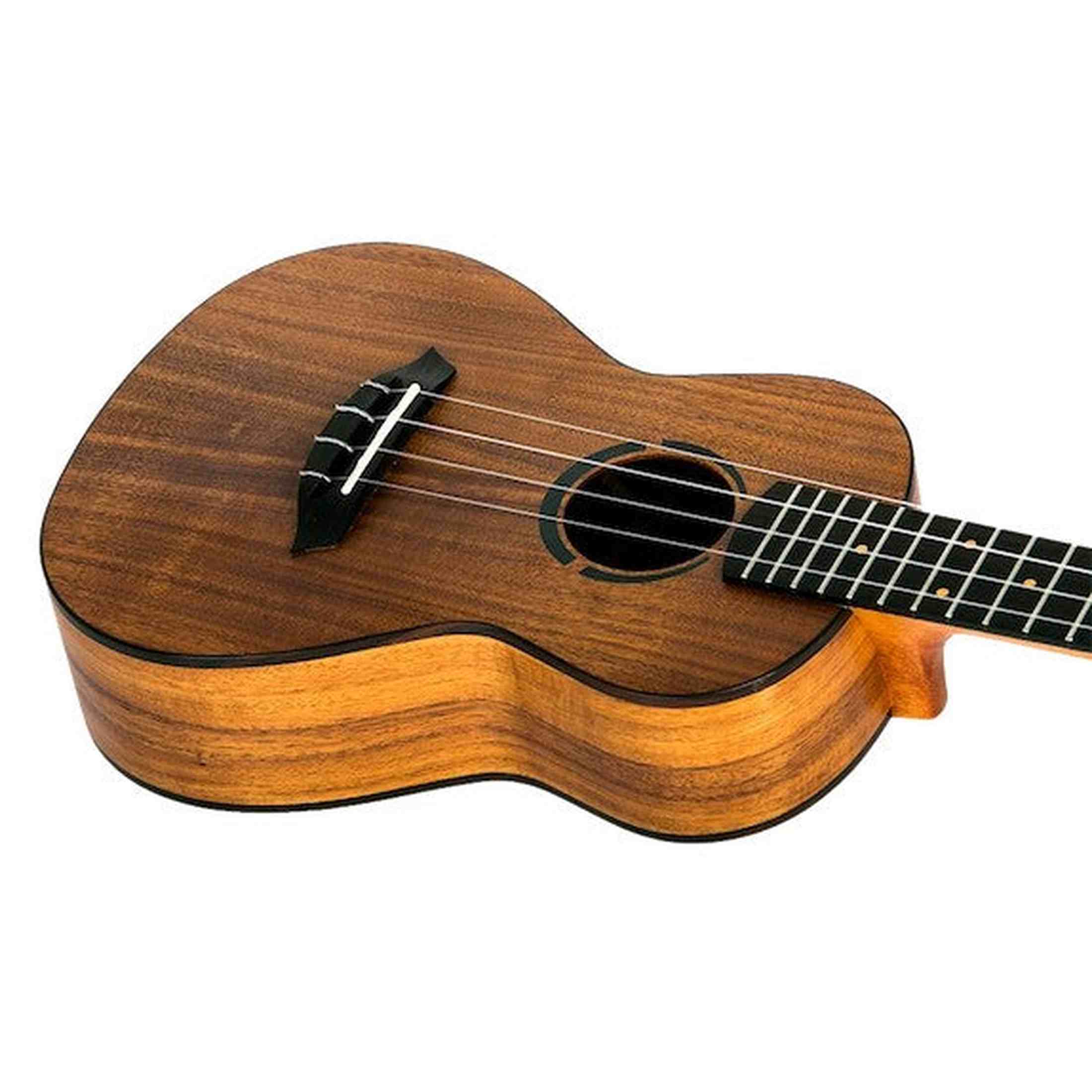 Flight Juliana Concert Ukulele met Solid Acacia Top, Ebony Toets en Japanse Fluorocarbon Snaren