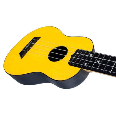 Flight TUS-35 YW Soprano Ukulele Geel met Linden Top, ABS Body en Aquila Snaren