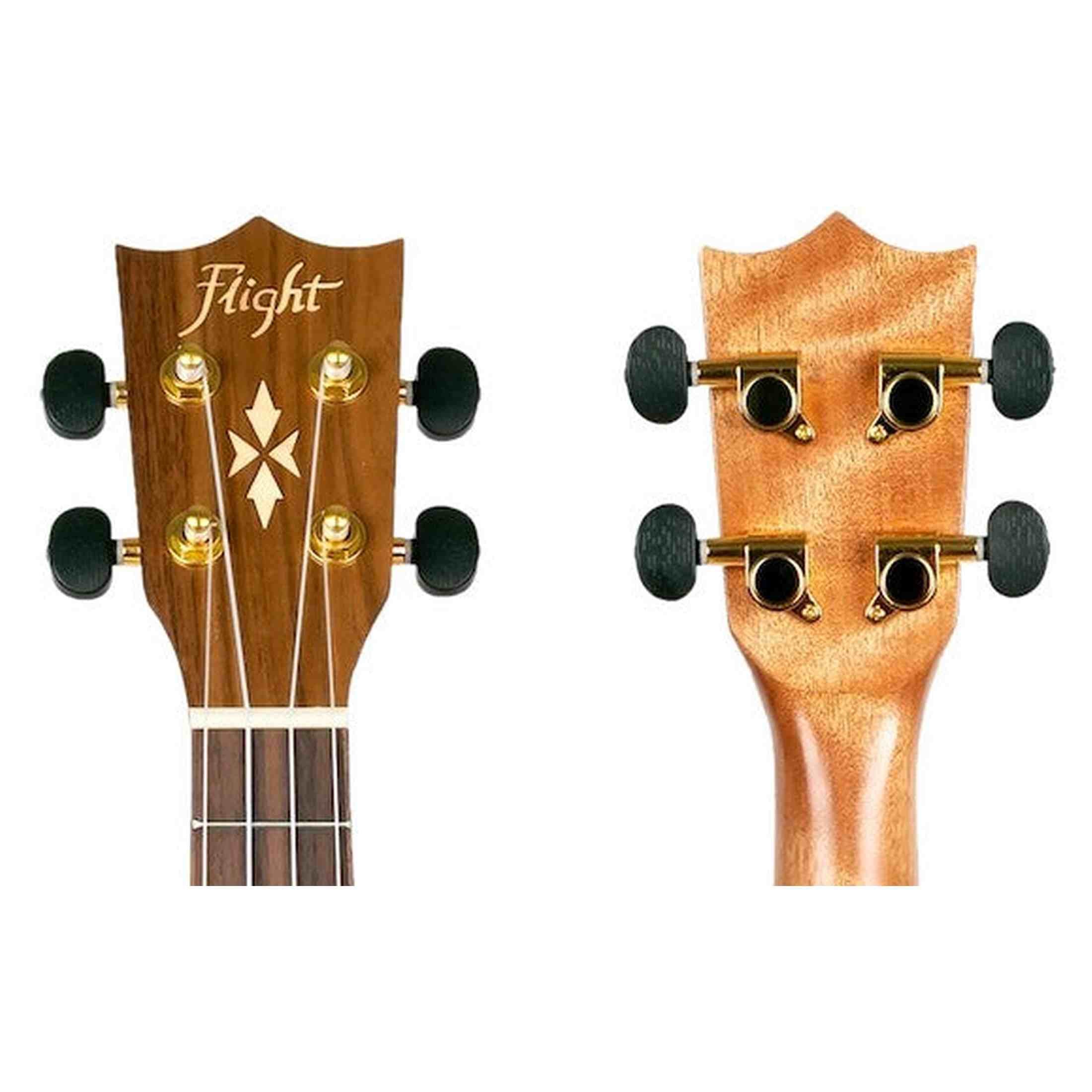 Flight DUC430 DAO Concert Ukulele met Dao Body, Bone Topkam en Aquila Super Nylgut Snaren