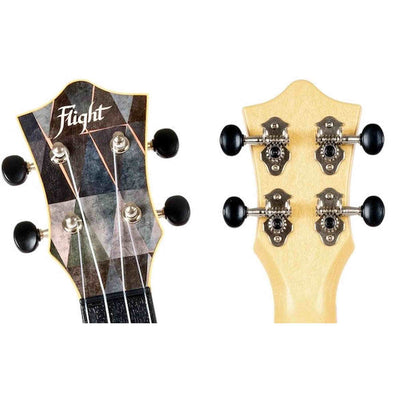 Flight TUS-40 ARCANA Soprano Ukulele met Linden Top, ABS Body en Aquila Snaren