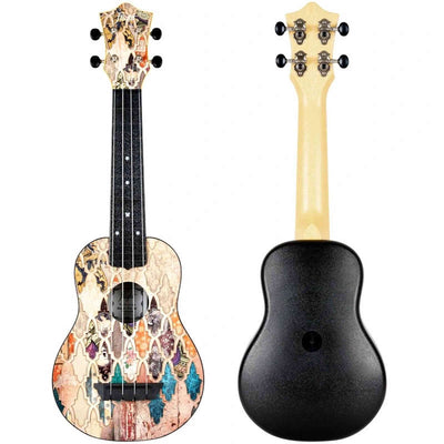 Flight TUS-40 GRANADA Soprano Ukulele met Linden Top, ABS Body en Aquila Snaren