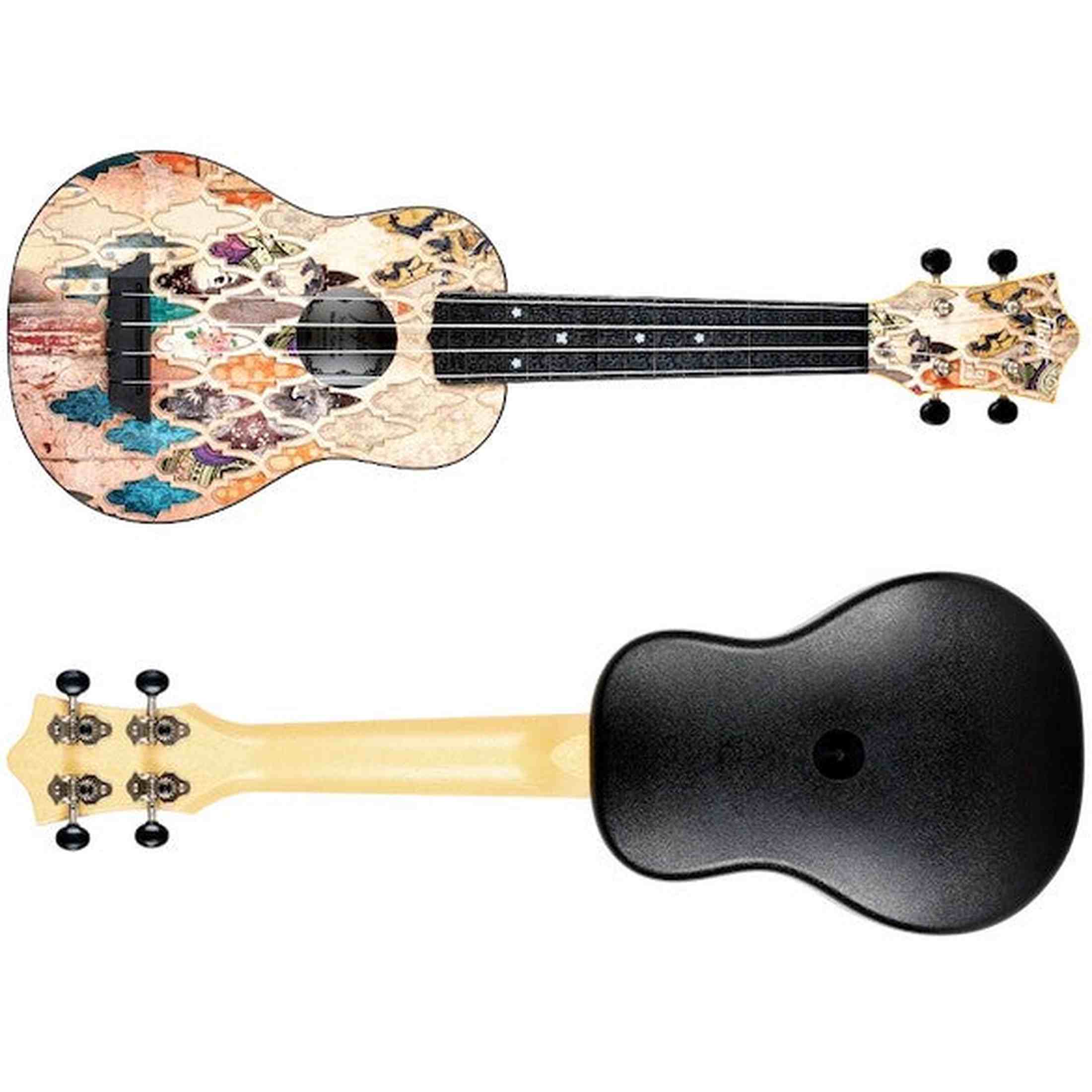 Flight TUS-40 GRANADA Soprano Ukulele met Linden Top, ABS Body en Aquila Snaren