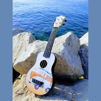 Flight TUS-25 BUS Soprano Ukulele met Linden Top, ABS Body en Aquila Snaren