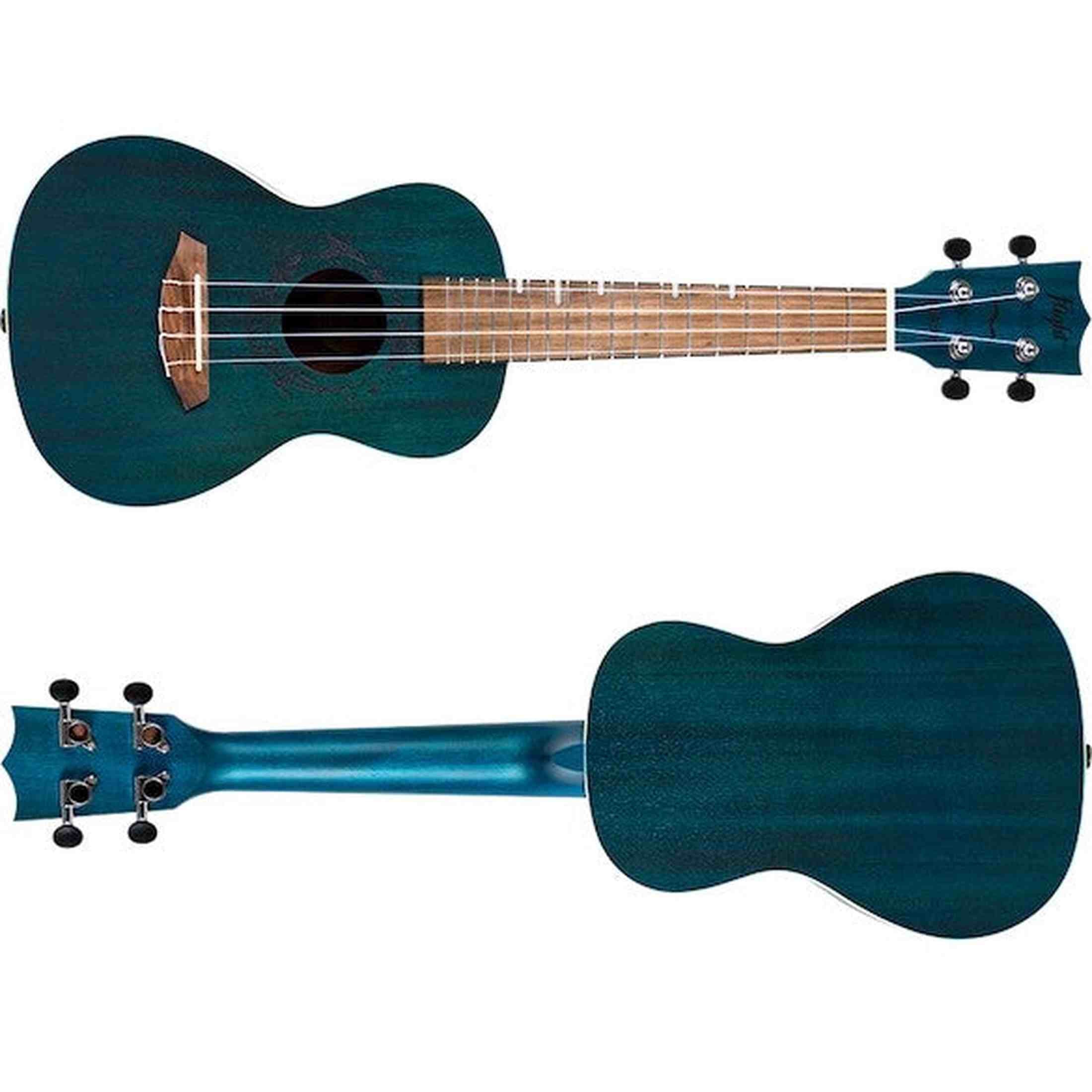 Flight DUC380 Topaz Concert Ukulele met Mahogany Body, Bone Topkam en Aquila Nylgut Snaren