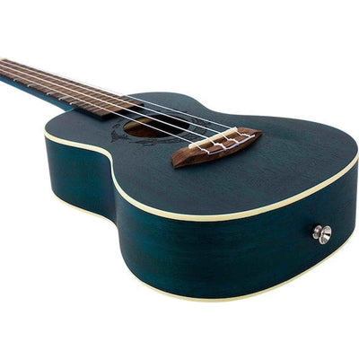 Flight DUC380 Topaz Concert Ukulele met Mahogany Body, Bone Topkam en Aquila Nylgut Snaren