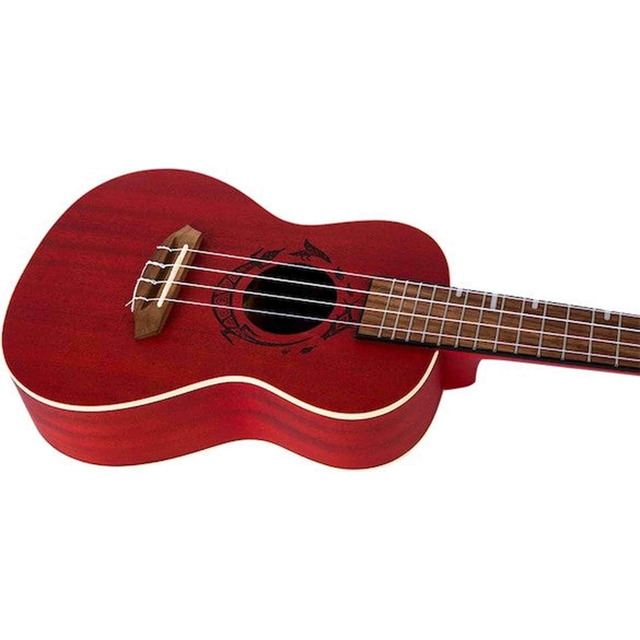 Flight DUC380 Coral Concert Ukulele met Mahogany Body, Bone Topkam en Aquila Nylgut Snaren