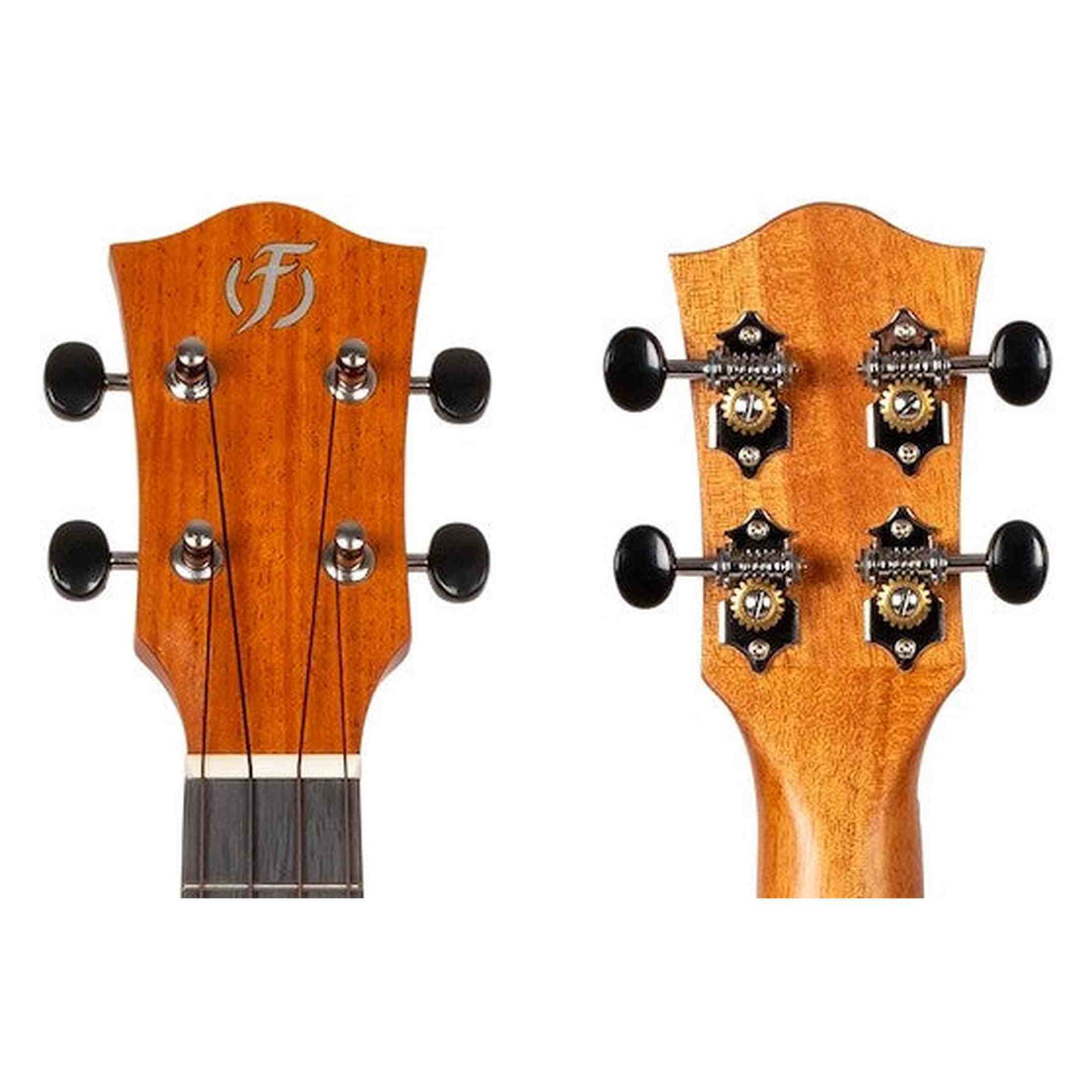 Flight Antonia C Concert Ukulele met Solid Mahogany Top, Purpleheart Toets en Worth Brown Fluorocarbon Snaren