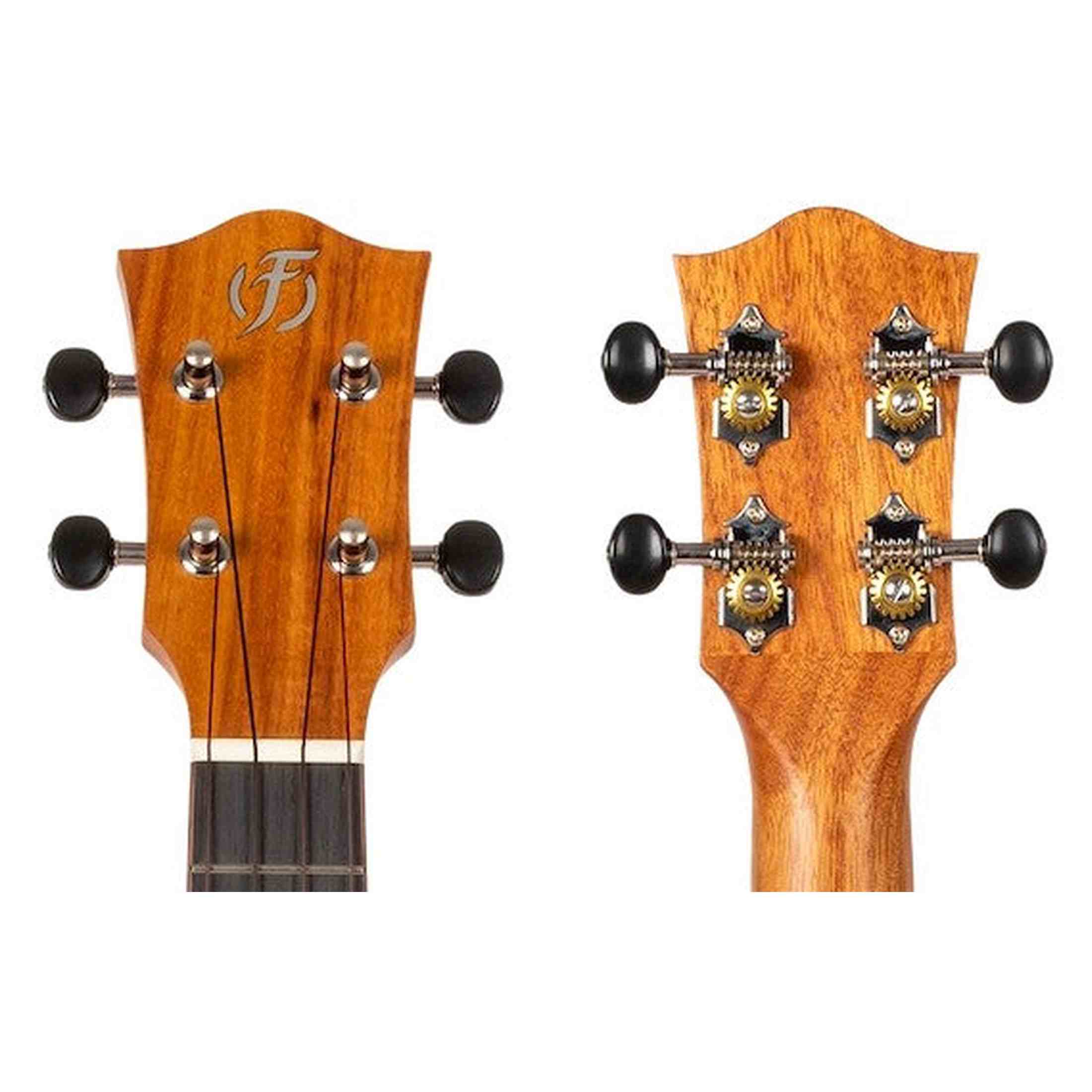 Flight Leia CE Elektrisch-Akoestische Concert Thinline Ukulele met Solid Cedar Top, Acacia Body en Double B1U Pickup