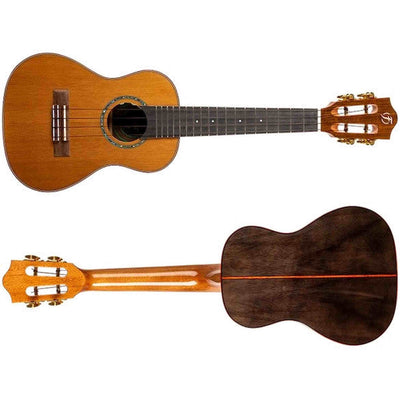 Flight Diana CE Elektrisch-Akoestische Concert Ukulele met Solid Cedar Top, Walnut Body en Double B1U Pickup