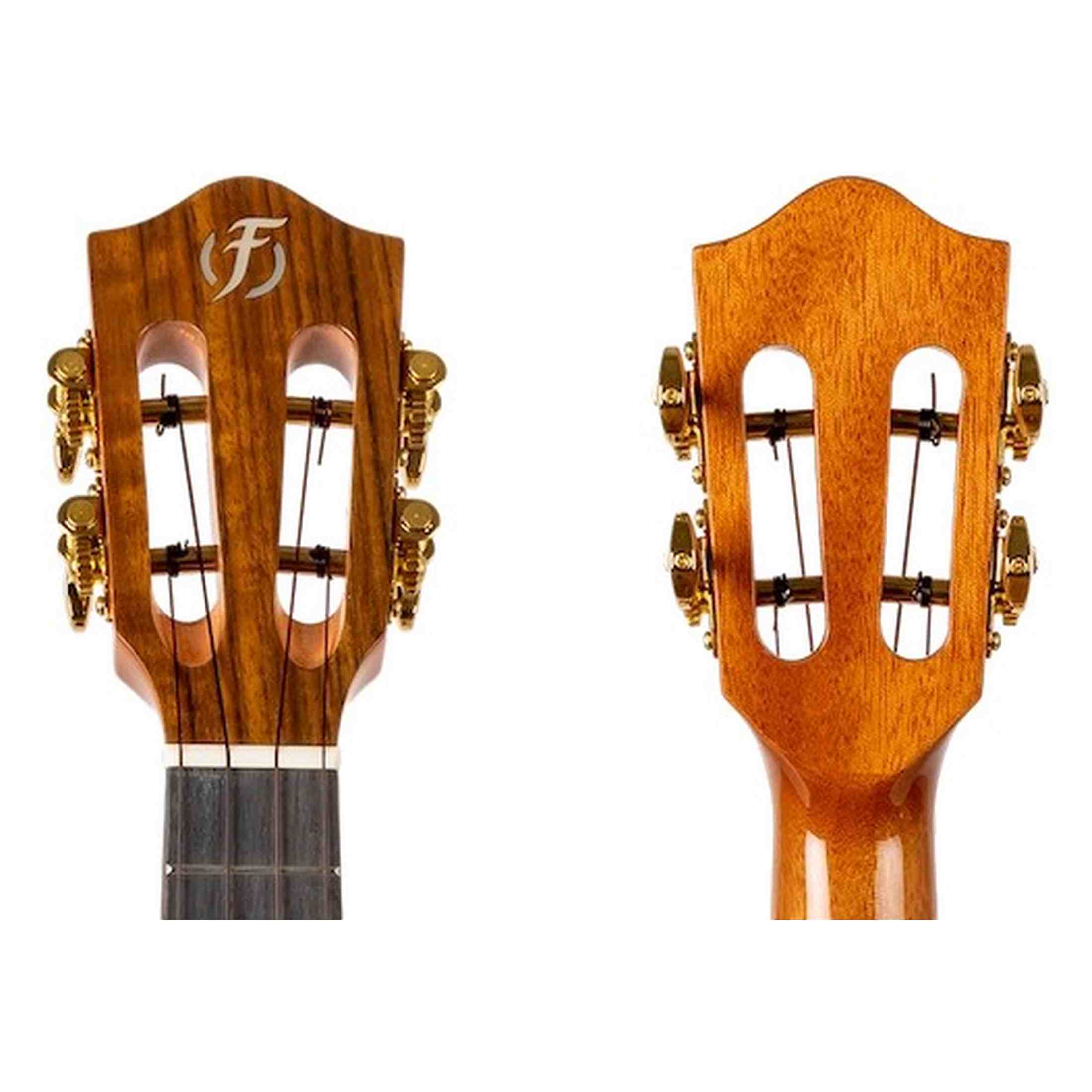 Flight Sophia TE Elektrisch-Akoestische Tenor Ukulele met Solid Spruce Top, Walnut Body en Double B1U Pickup