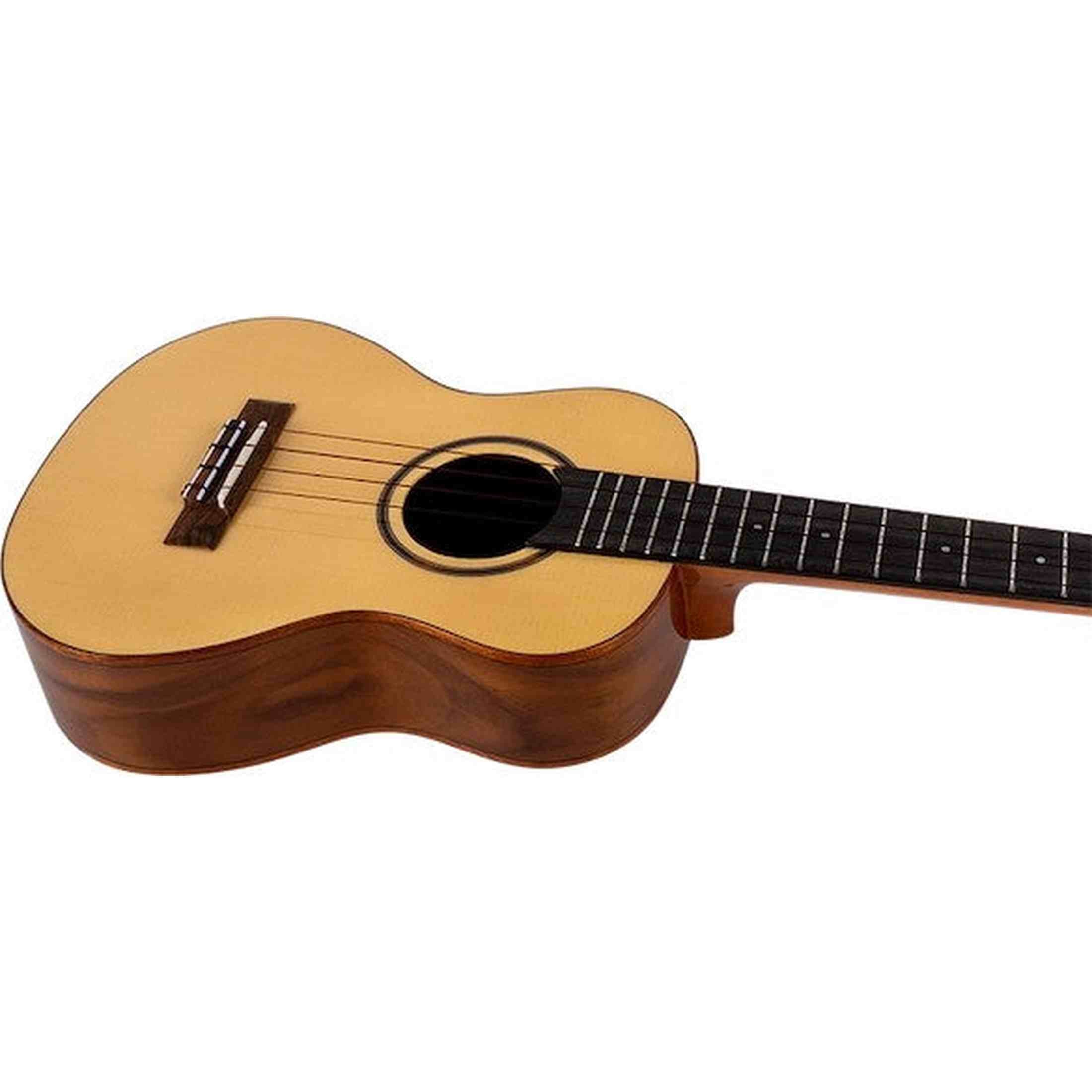 Flight Sophia TE Soundwave Elektrisch-Akoestische Tenor Ukulele met Solid Spruce Top, Walnut Body en Soundwave Effects Systeem