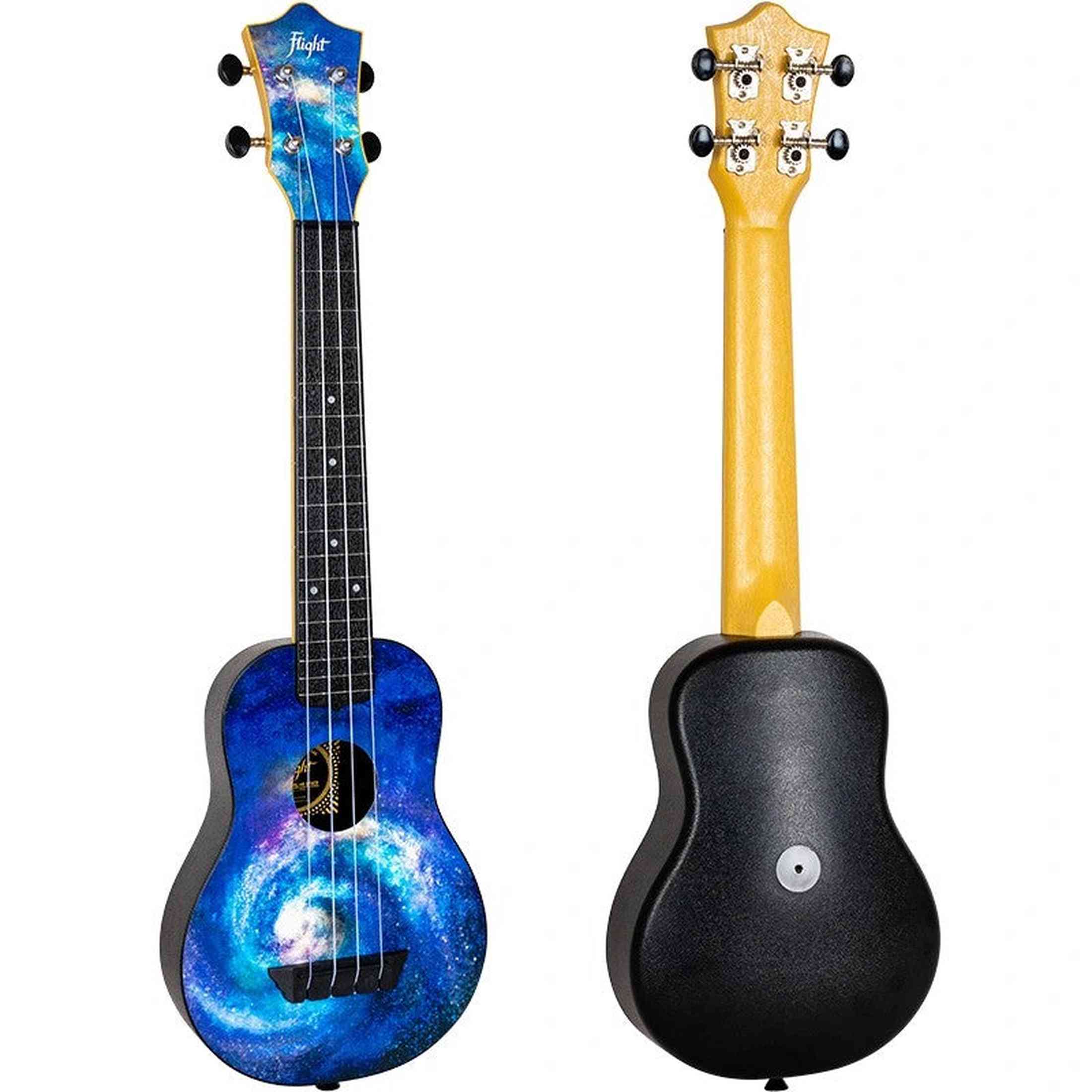 Flight TUS-40 SPACE Soprano Ukulele met Linden Top, ABS Body en Aquila Snaren