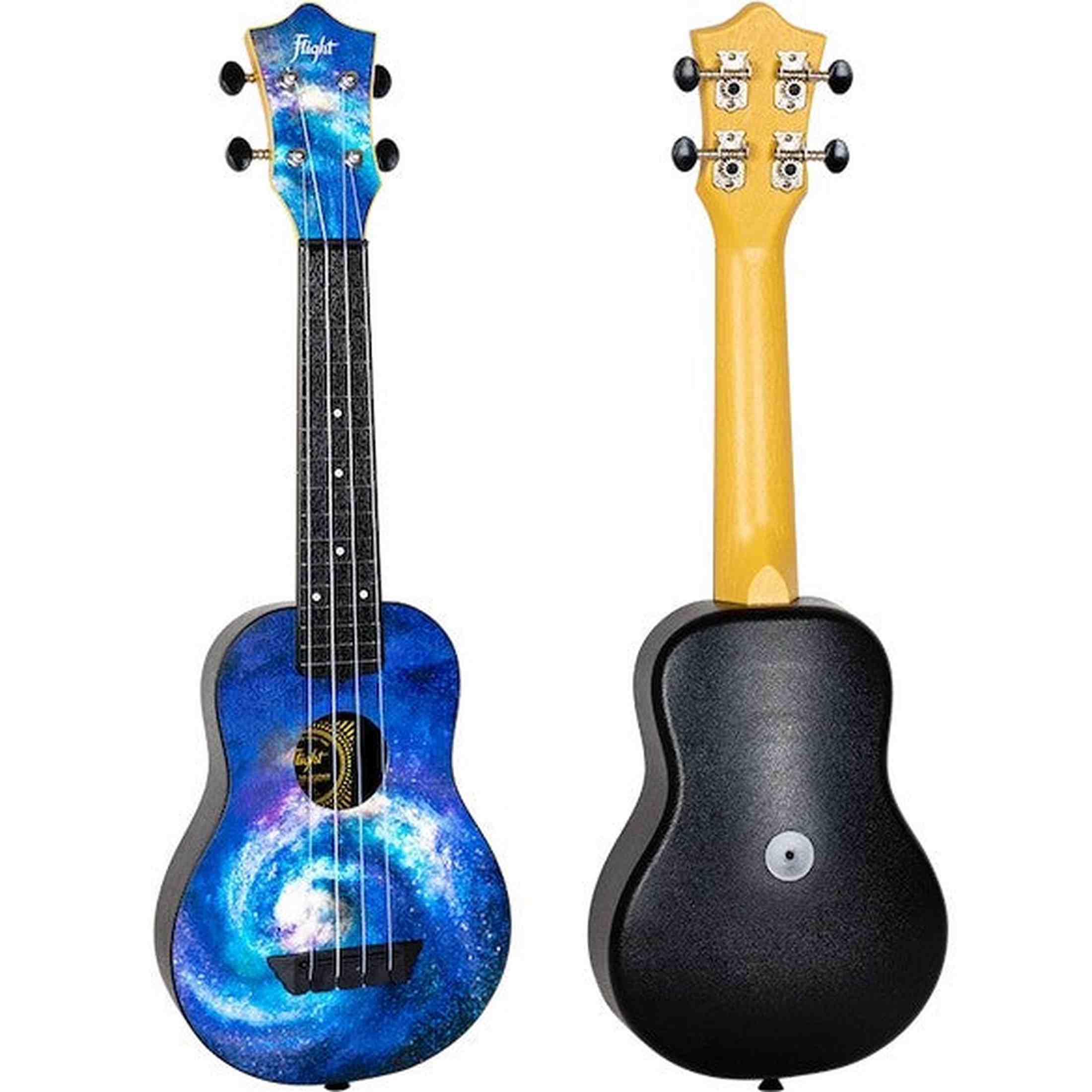 Flight TUS-40 SPACE Soprano Ukulele met Linden Top, ABS Body en Aquila Snaren