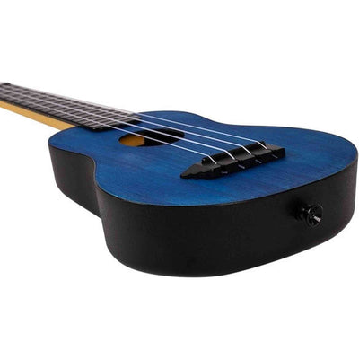 Flight TUS-40 SPACE Soprano Ukulele met Linden Top, ABS Body en Aquila Snaren
